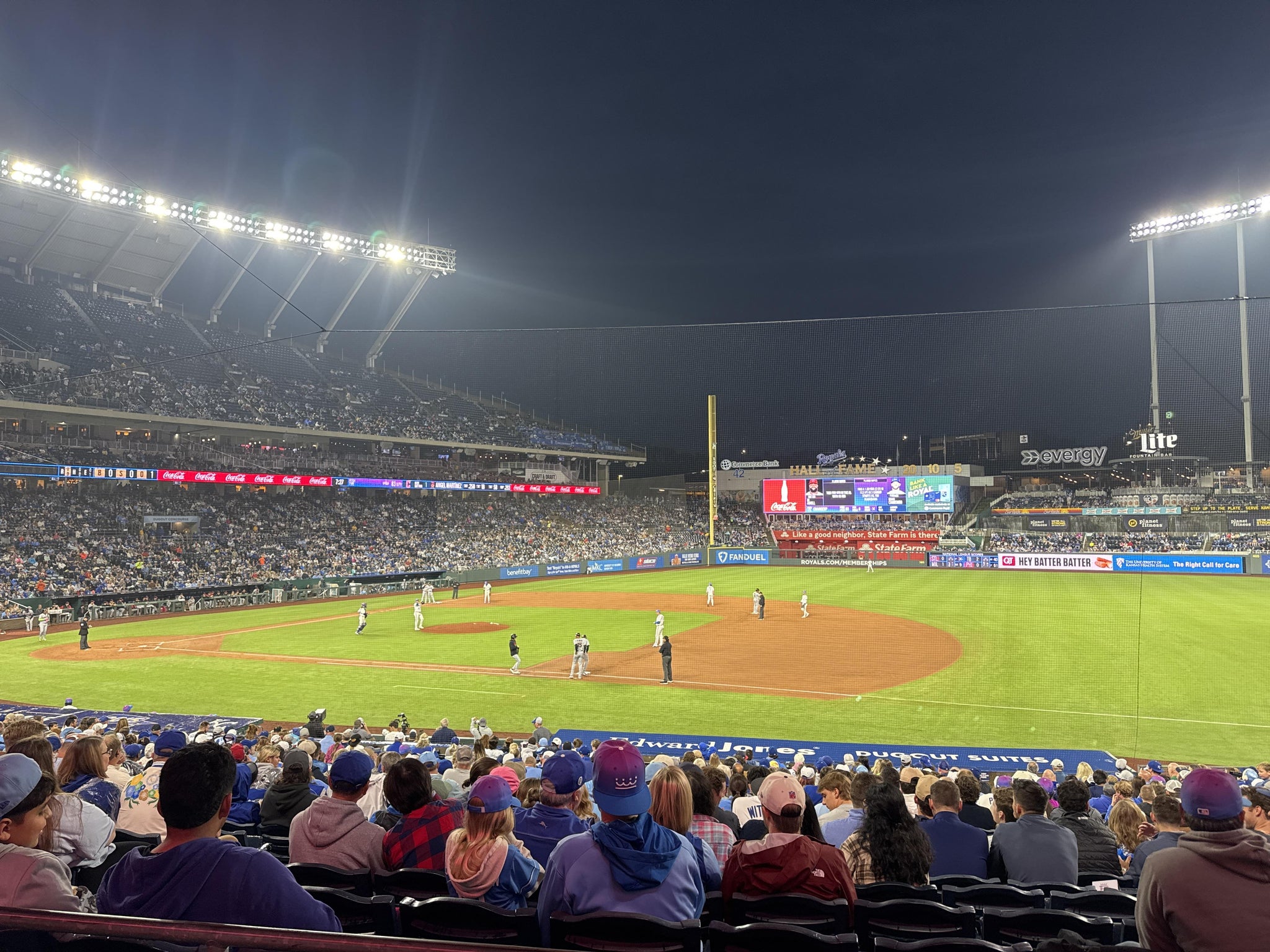 Real Fan View taken from Section 238 at Kauffman Stadium by Zahra O