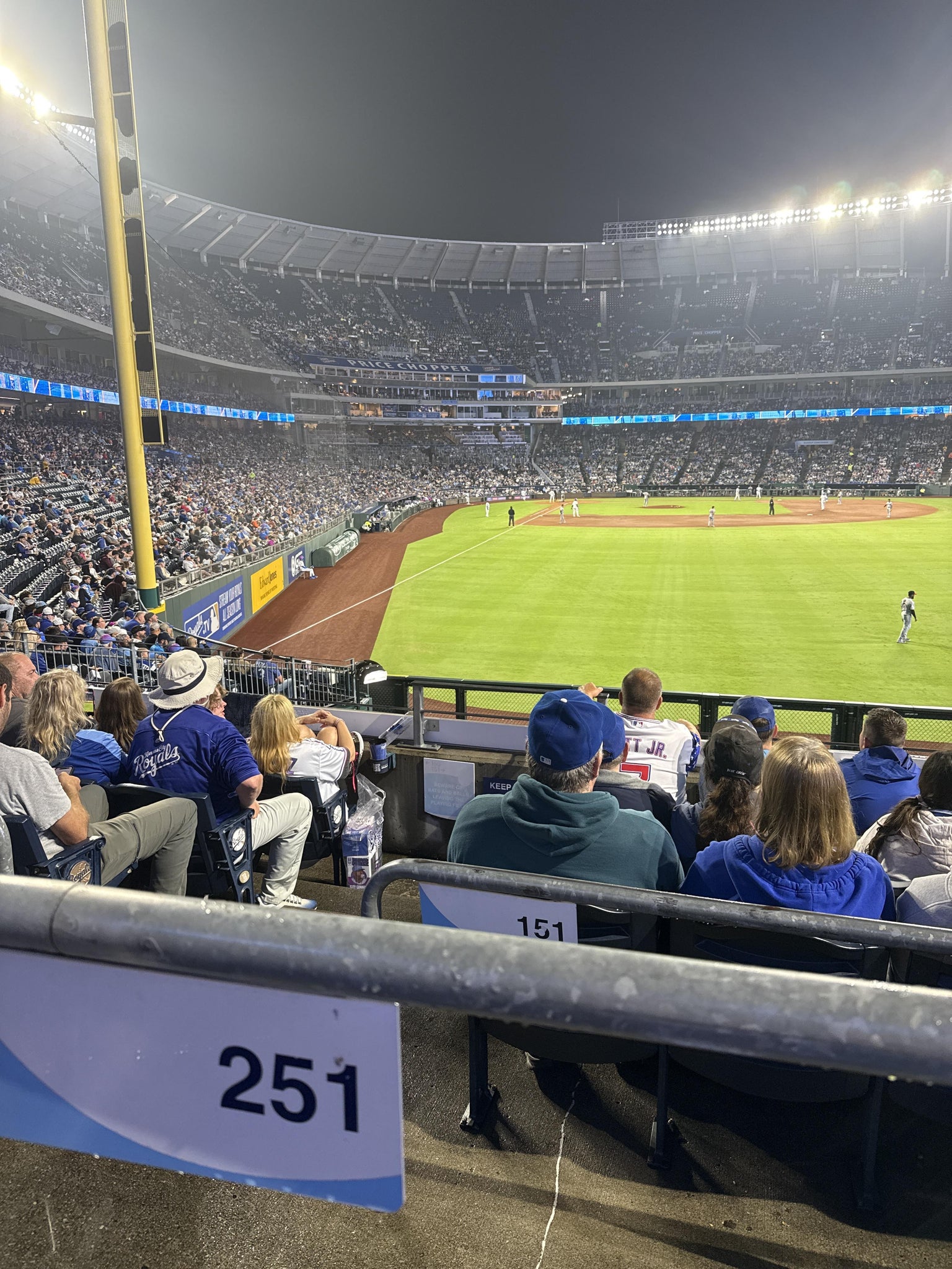 Real Fan View taken from Section 251 at Kauffman Stadium by Lisa T