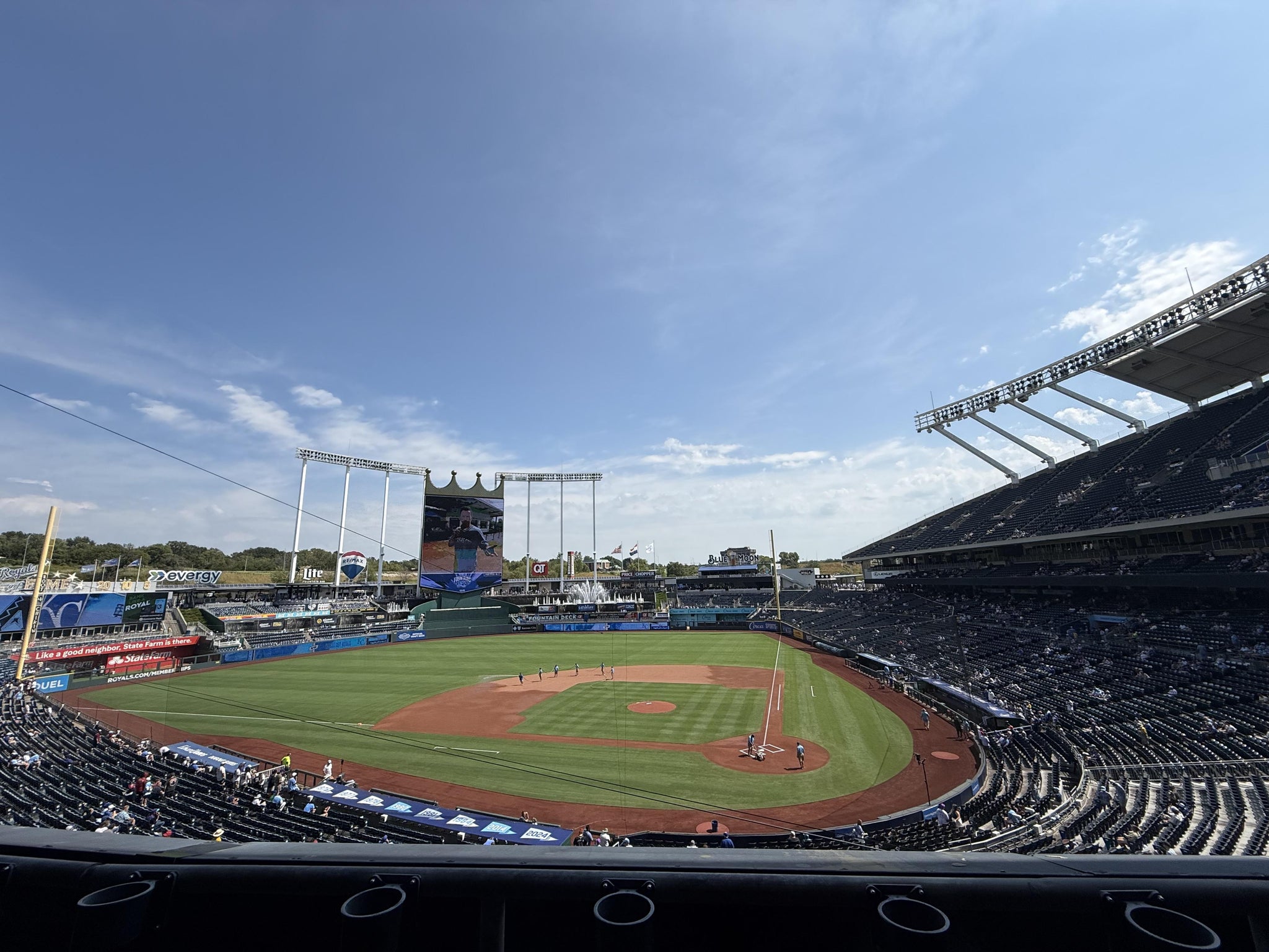 Real Fan View taken from Section 311 at Kauffman Stadium by Dylan J