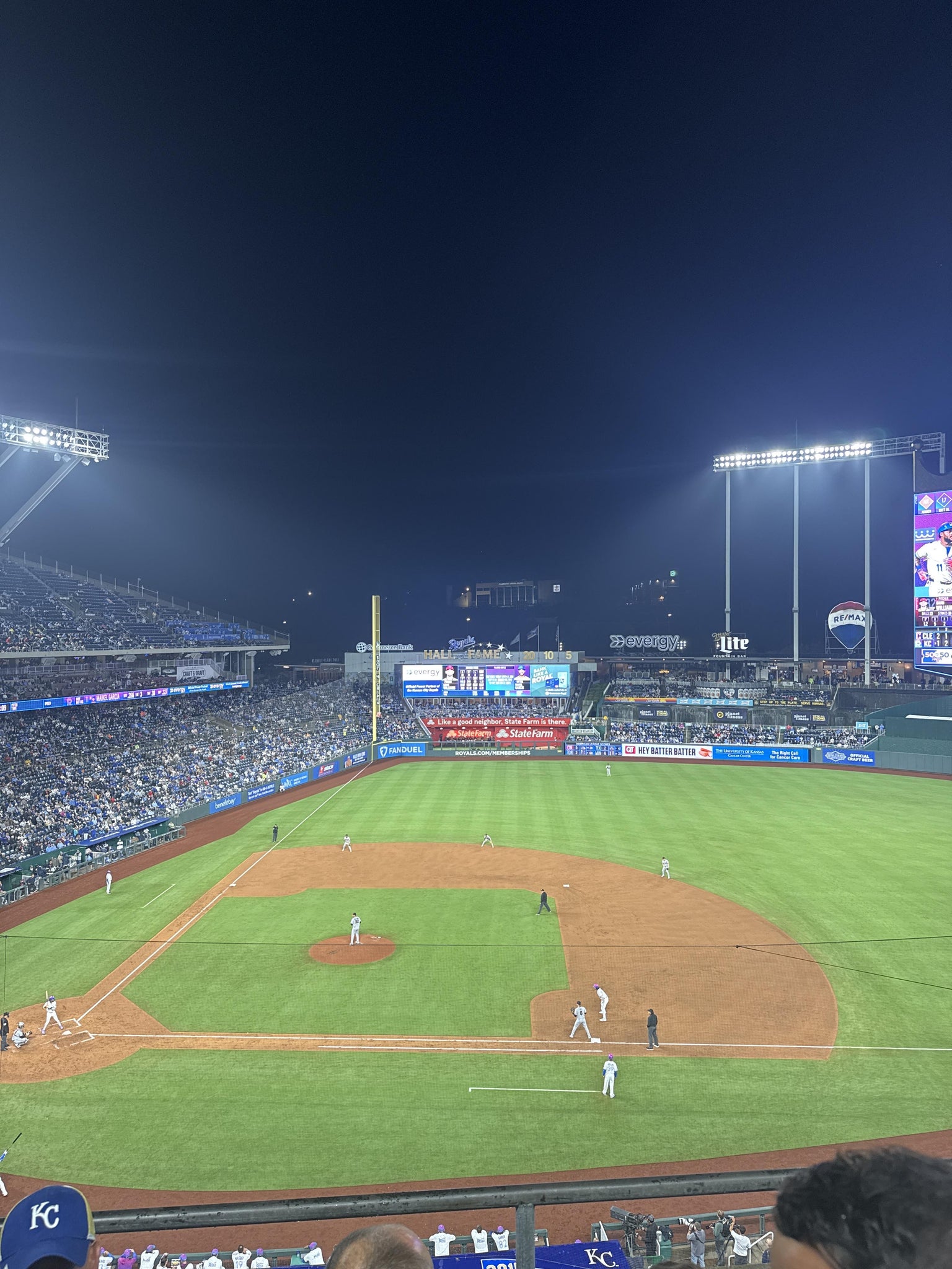Real Fan View taken from Section 429 at Kauffman Stadium by Brayden O