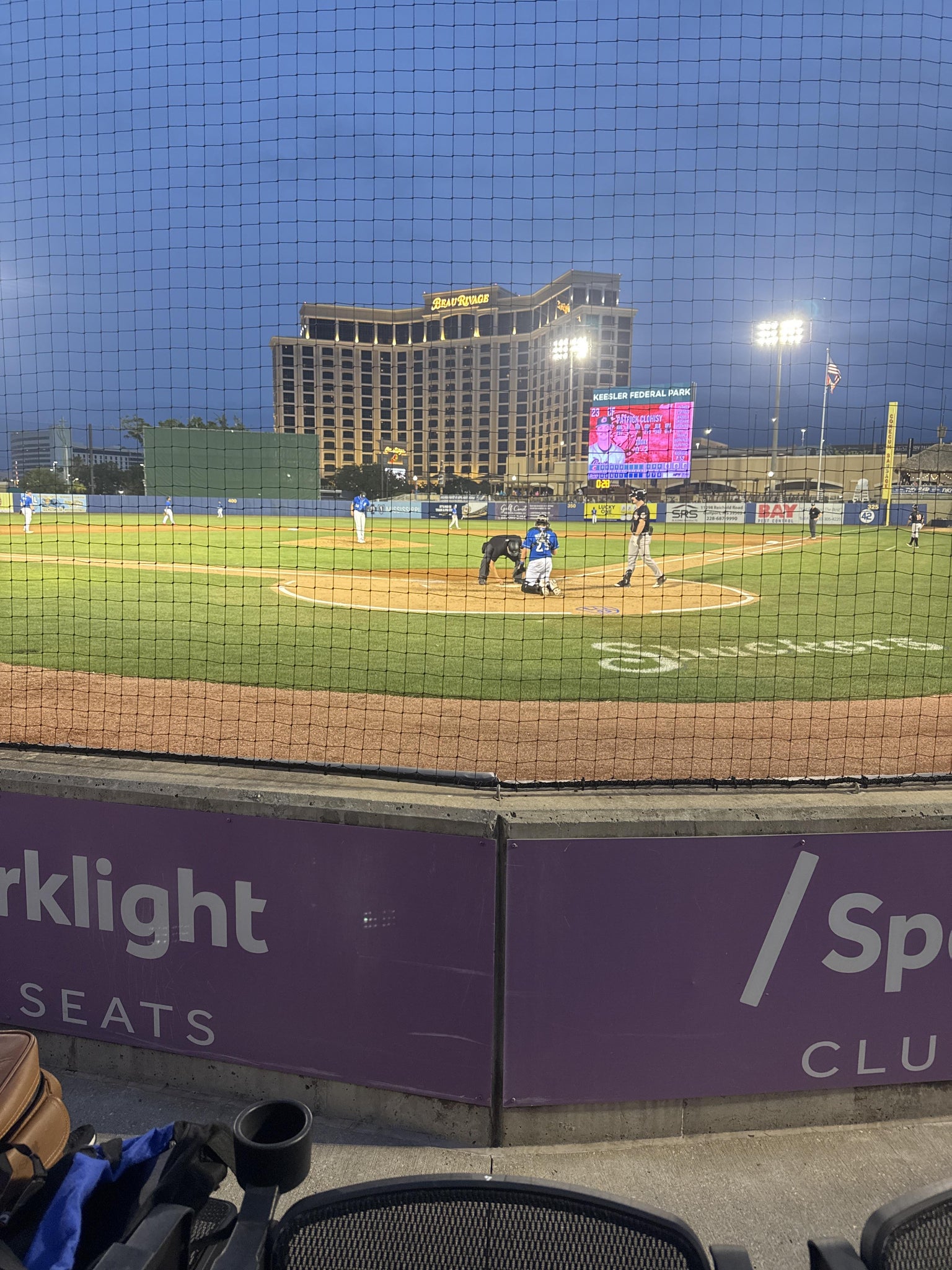Real Fan View taken from Sparklight Club 102 at Keesler Federal Park by Adrian H