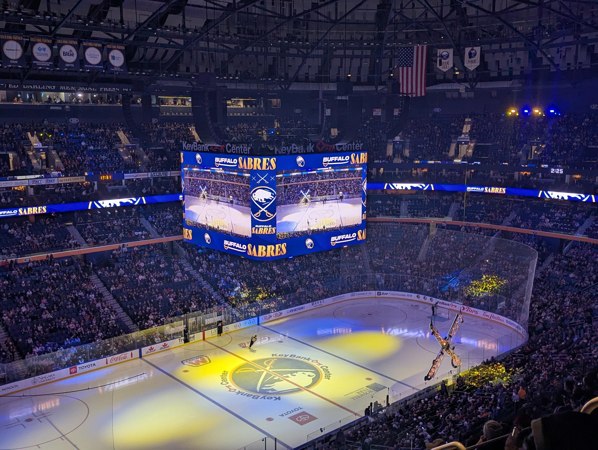 Real Fan View taken from Section 309 at KeyBank Center by Matthew M