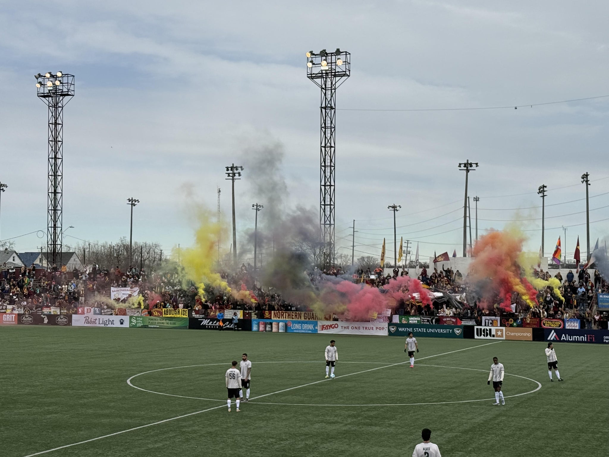 Real Fan View taken from Rouge at Keyworth Stadium by Rosemarie C