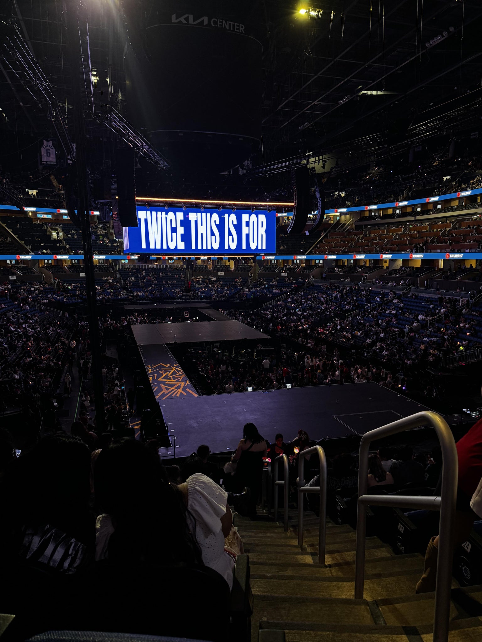 Real Fan View taken from Section 102 at Kia Center by Shania S