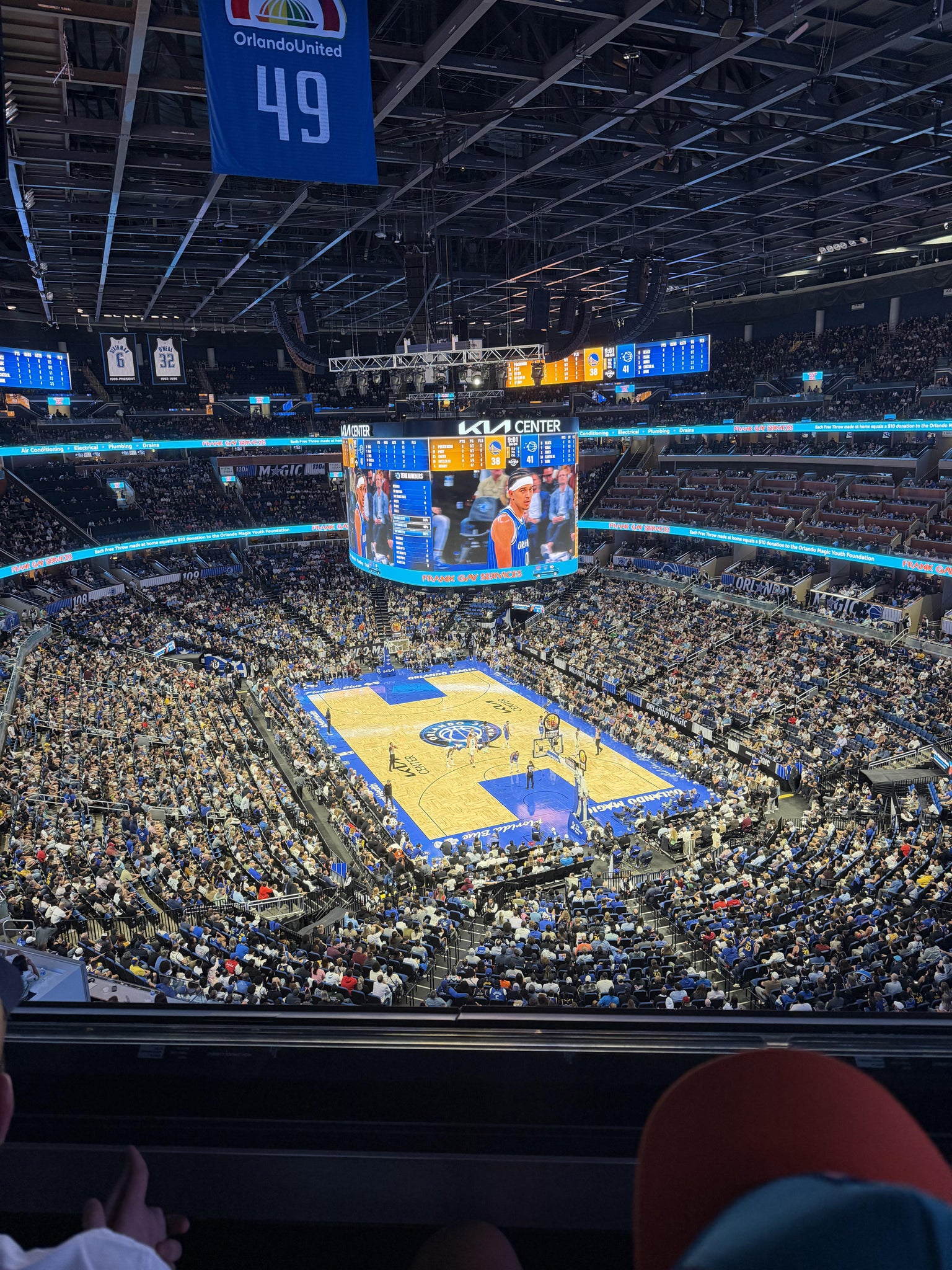 Real Fan View taken from Section 203 at Kia Center by Simon B