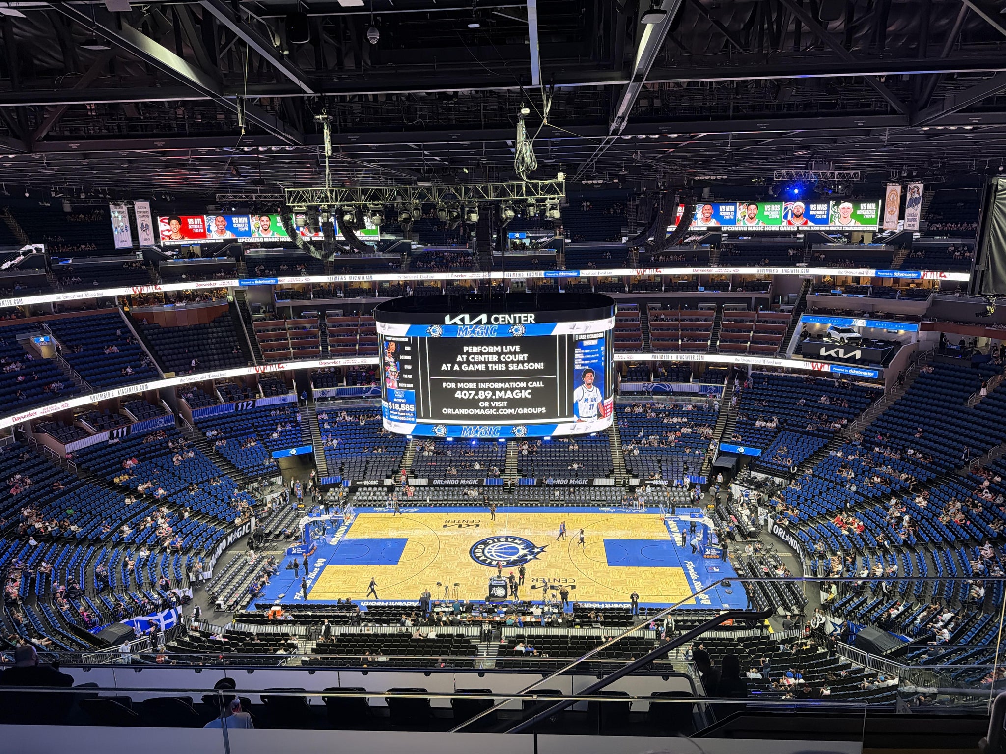Real Fan View taken from Section 209 at Kia Center by Dennis D
