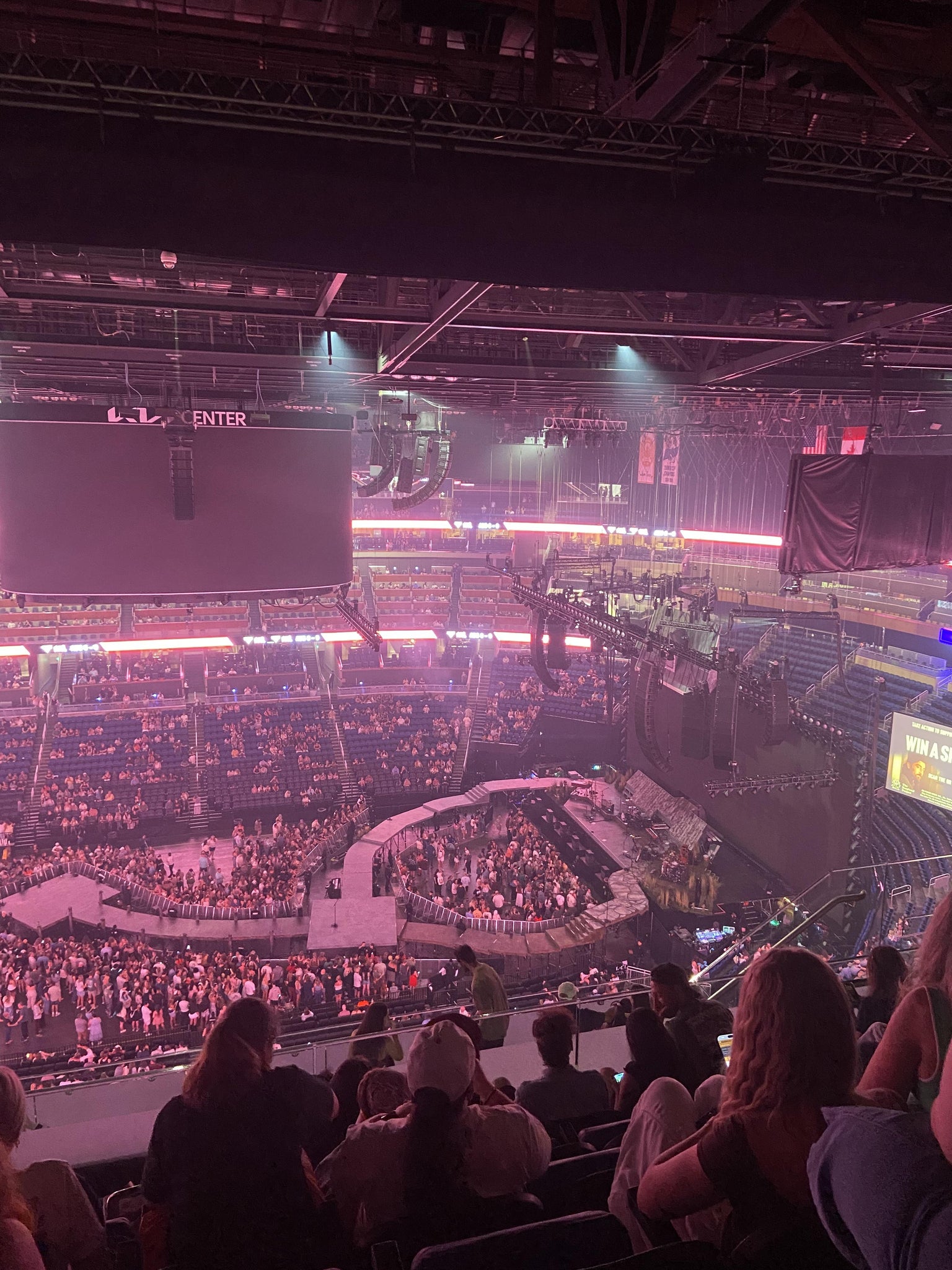 Real Fan View taken from Section 209 at Kia Center by Ella D
