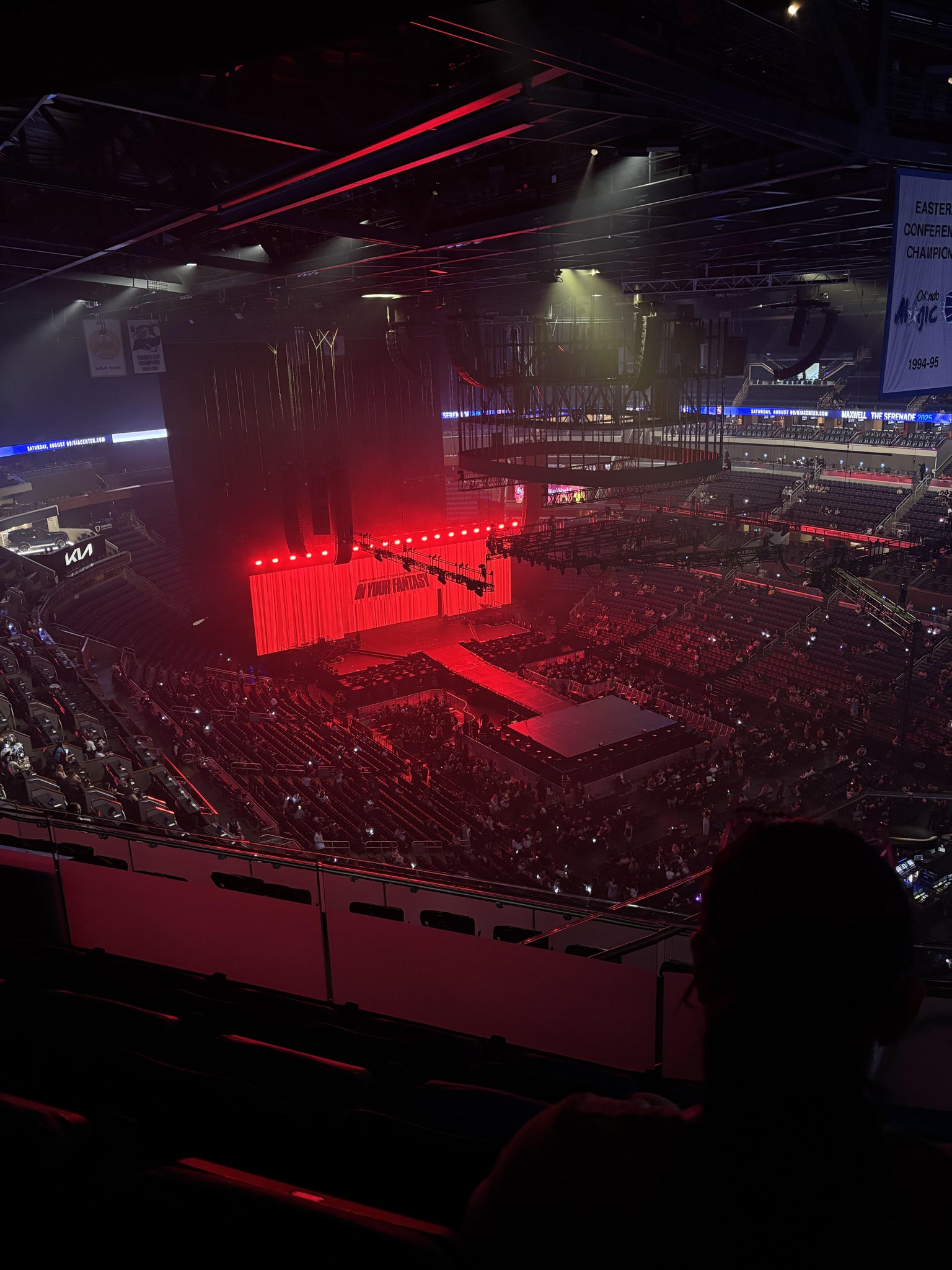 Real Fan View taken from Section 221 at Kia Center by Javier D