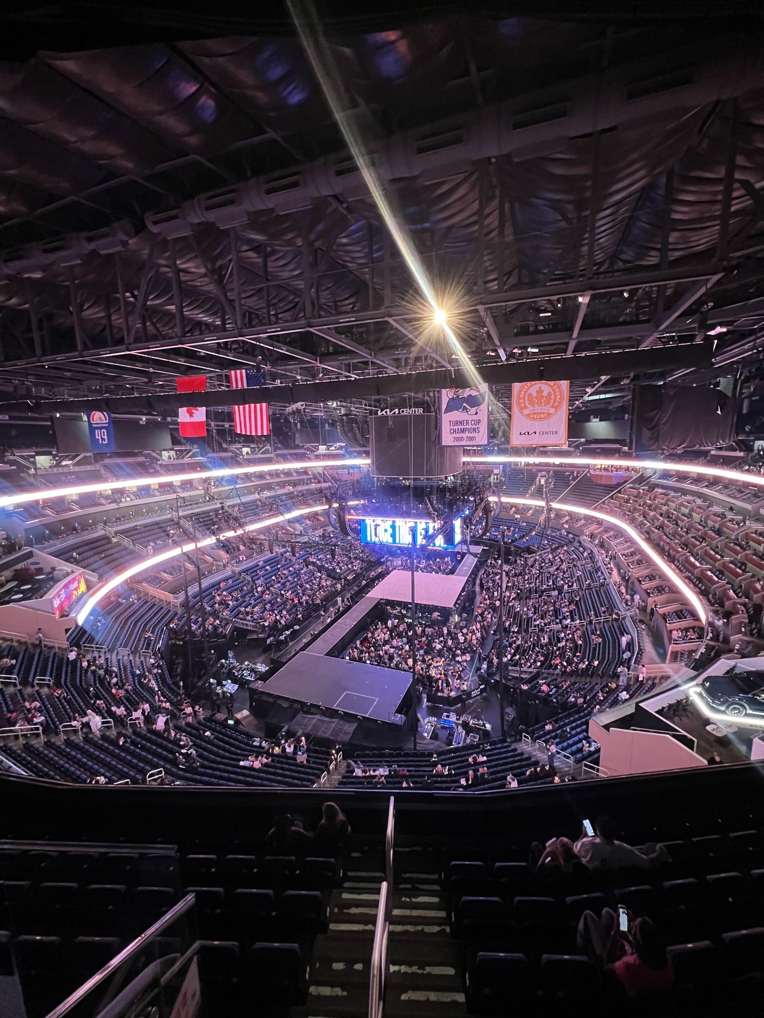Real Fan View taken from Section 231 at Kia Center by Isabella R