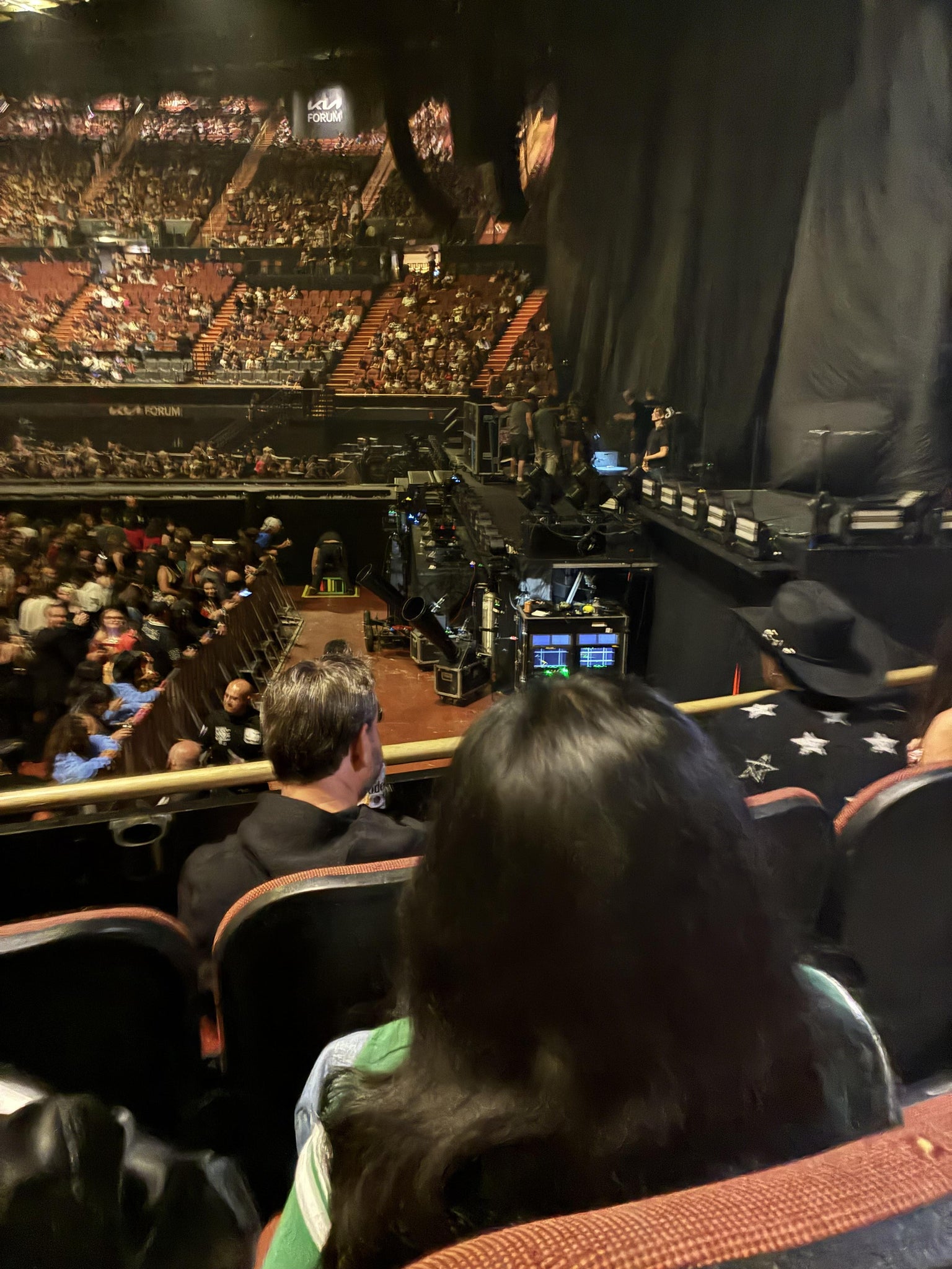 Real Fan View taken from Section 113 at Kia Forum by Heather L