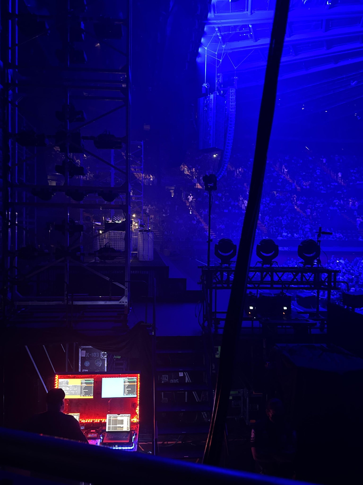 Real Fan View taken from Section 123 at Kia Forum by Alejandro A