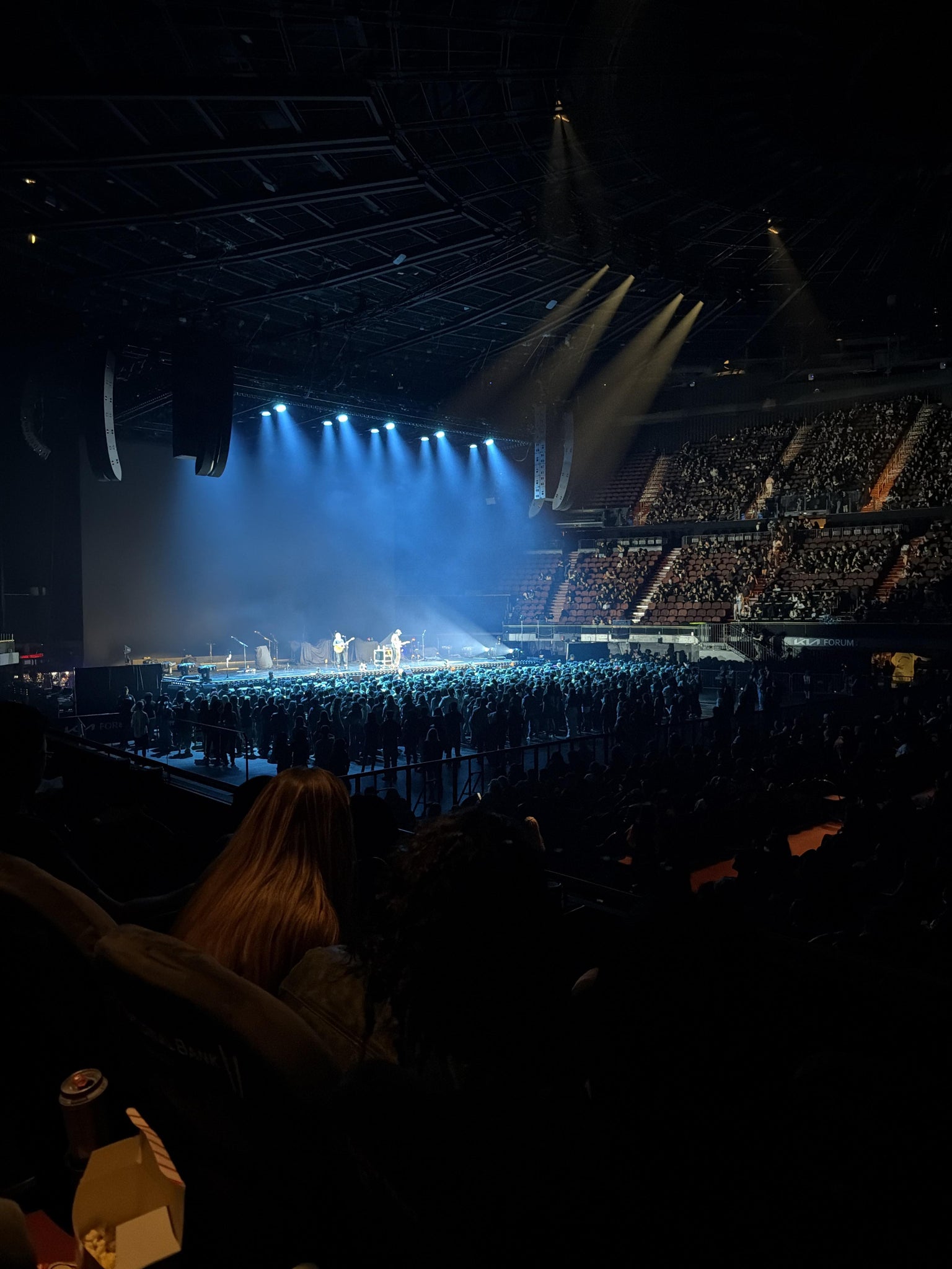 Real Fan View taken from Section 129 at Kia Forum by Marissa W