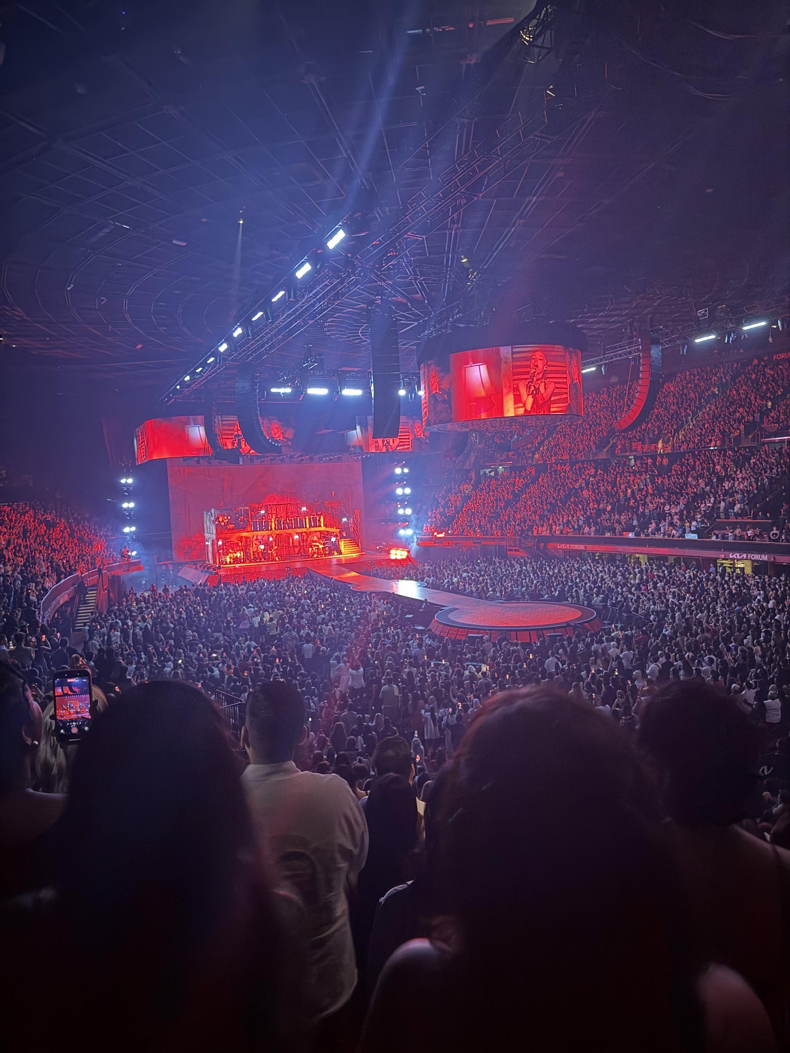 Real Fan View taken from Section 133 at Kia Forum by Arlynn A