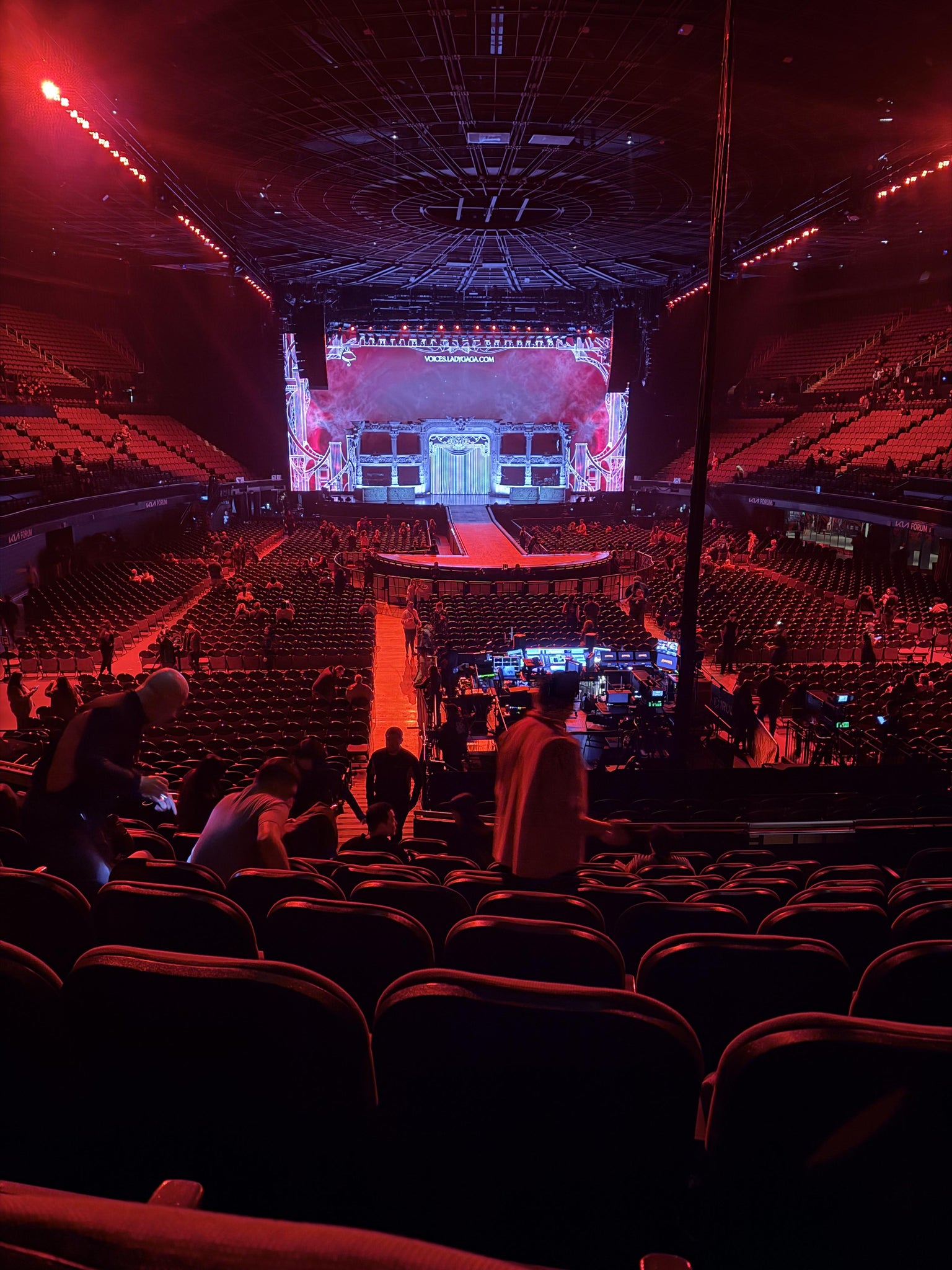 Real Fan View taken from Section 136 at Kia Forum by Denise L