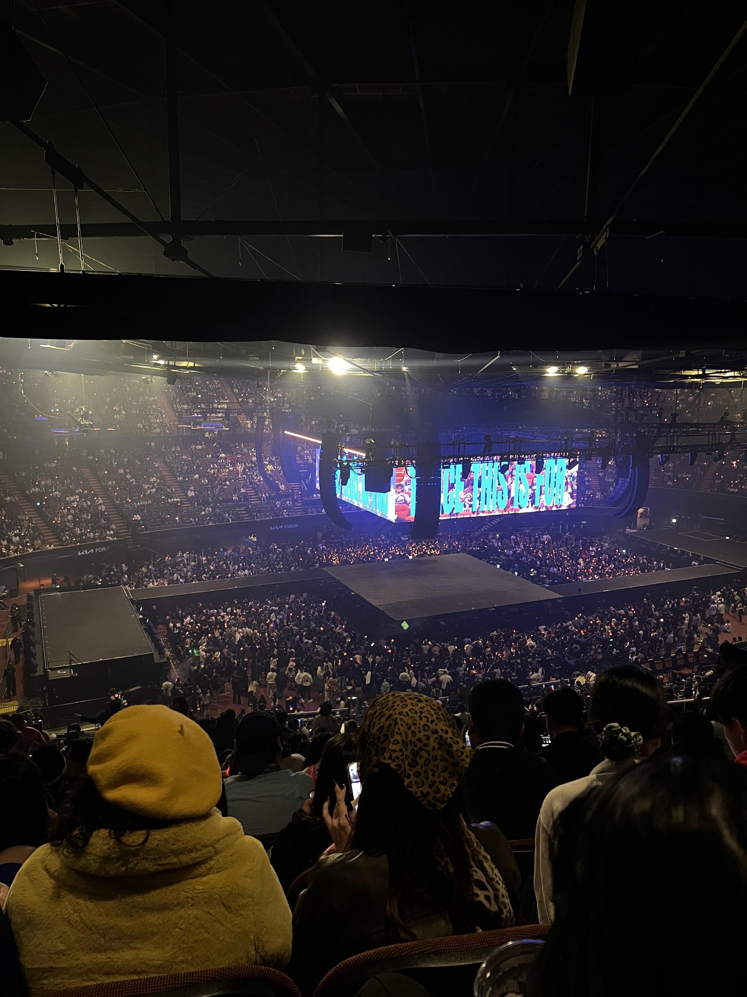 Real Fan View taken from Section 206 at Kia Forum by Carmen M