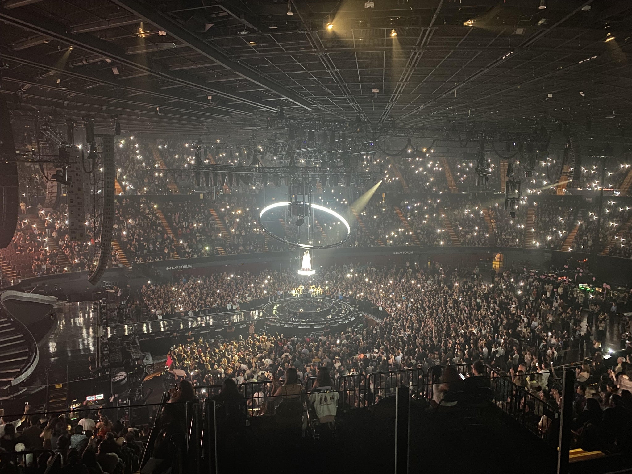 Real Fan View taken from Section 224 at Kia Forum by Daniel S