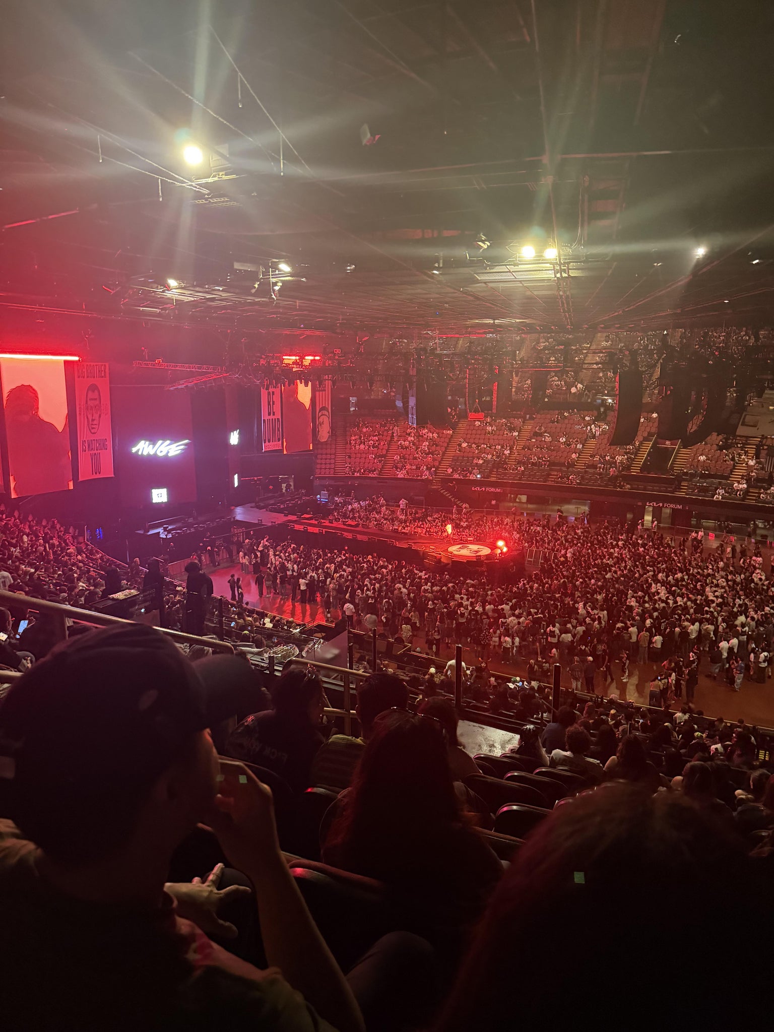 Real Fan View taken from Section 229 at Kia Forum by George L