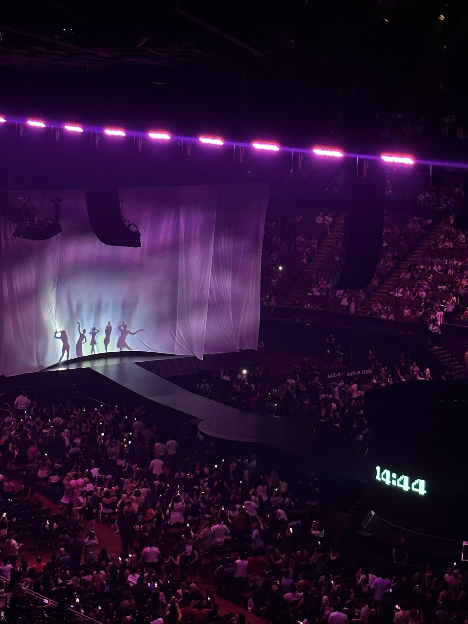 Real Fan View taken from Section 232 at Kia Forum by Anonymous User