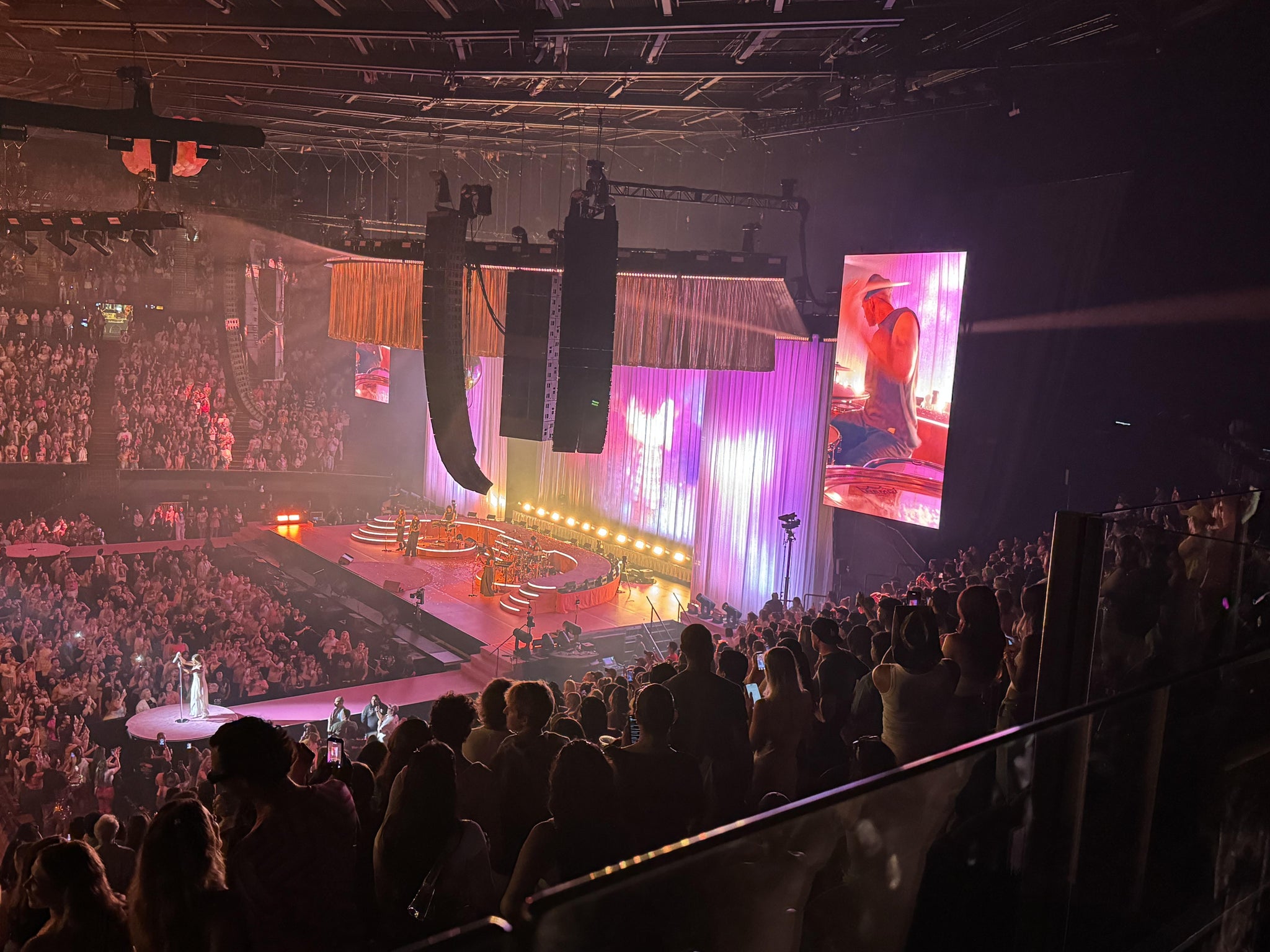 Real Fan View taken from Section Box 210 at Kia Forum by Isabella K