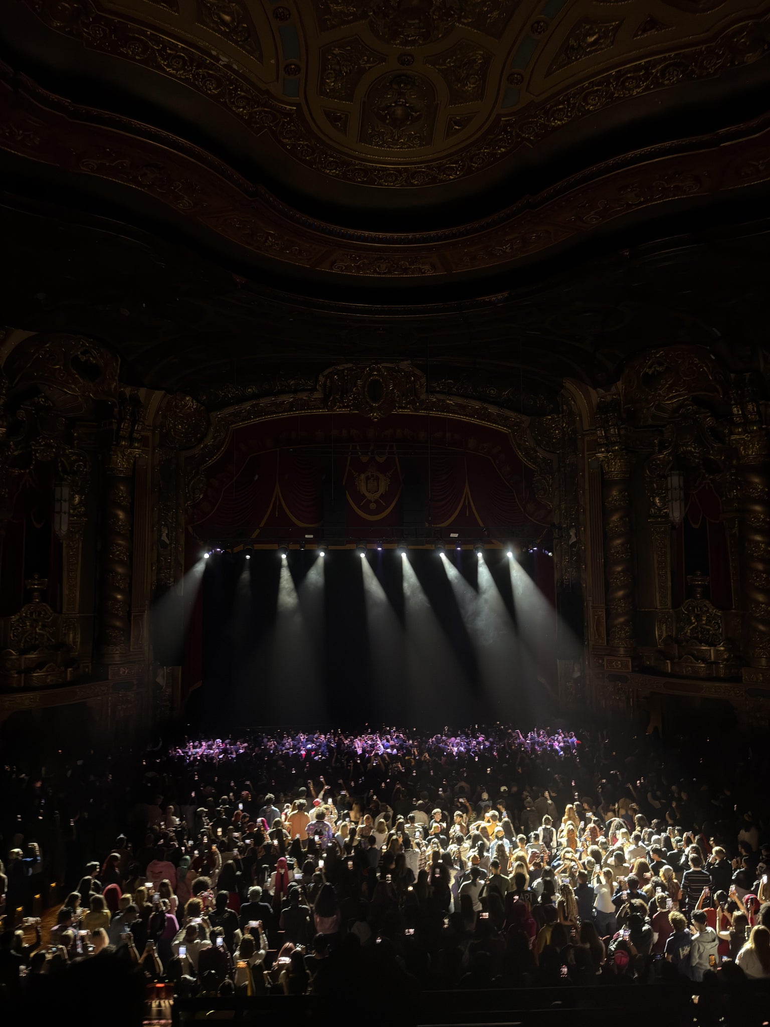 Real Fan View taken from Mezzanine 12 at Kings Theatre - Brooklyn by John G