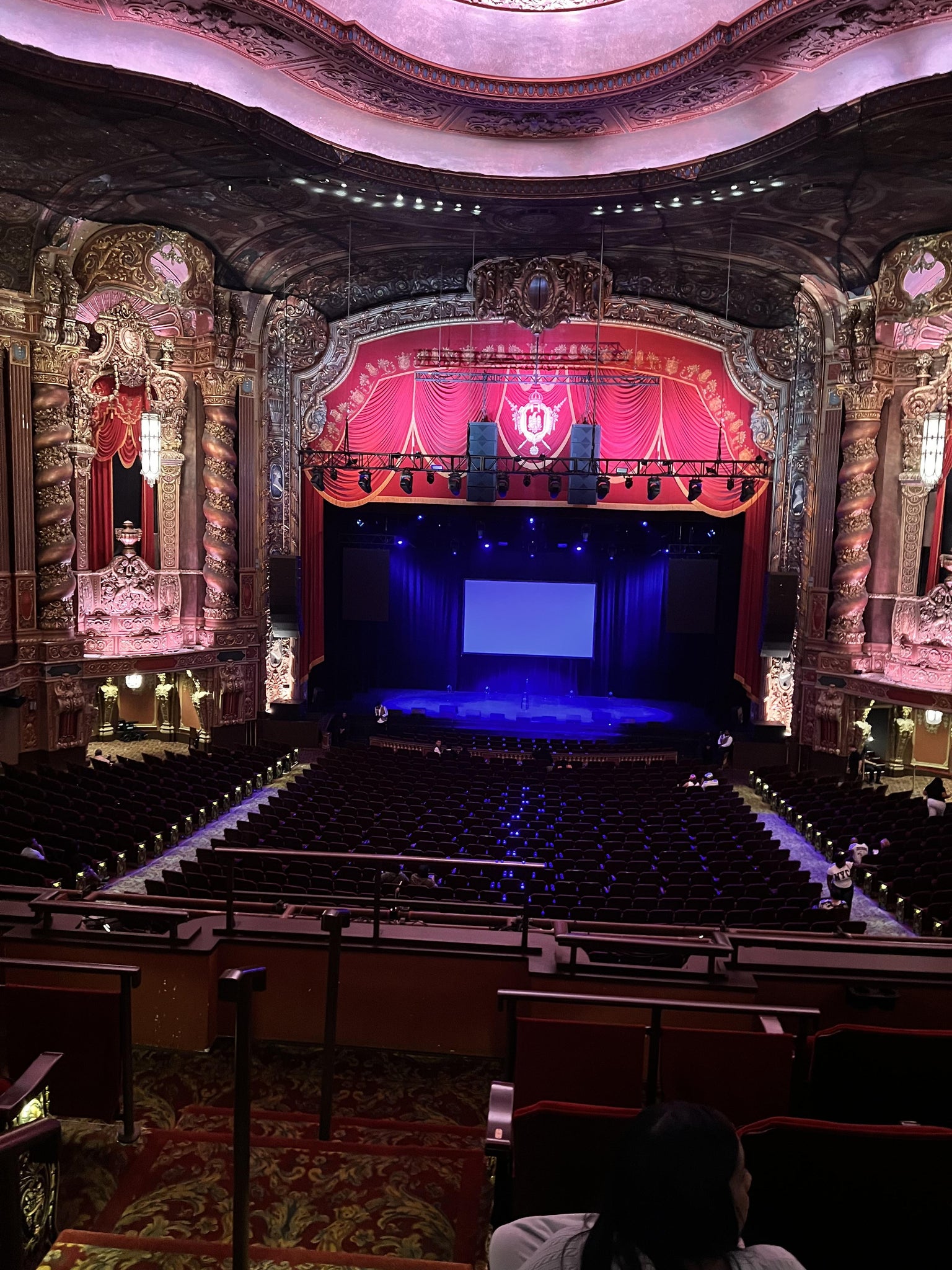 Real Fan View taken from Mezzanine 13 at Kings Theatre - Brooklyn by Nathaniel P