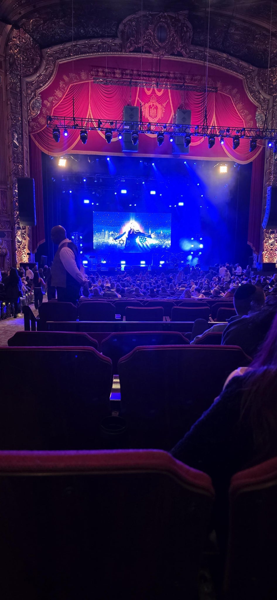 Real Fan View taken from Orchestra 6 at Kings Theatre - Brooklyn by Shulem L