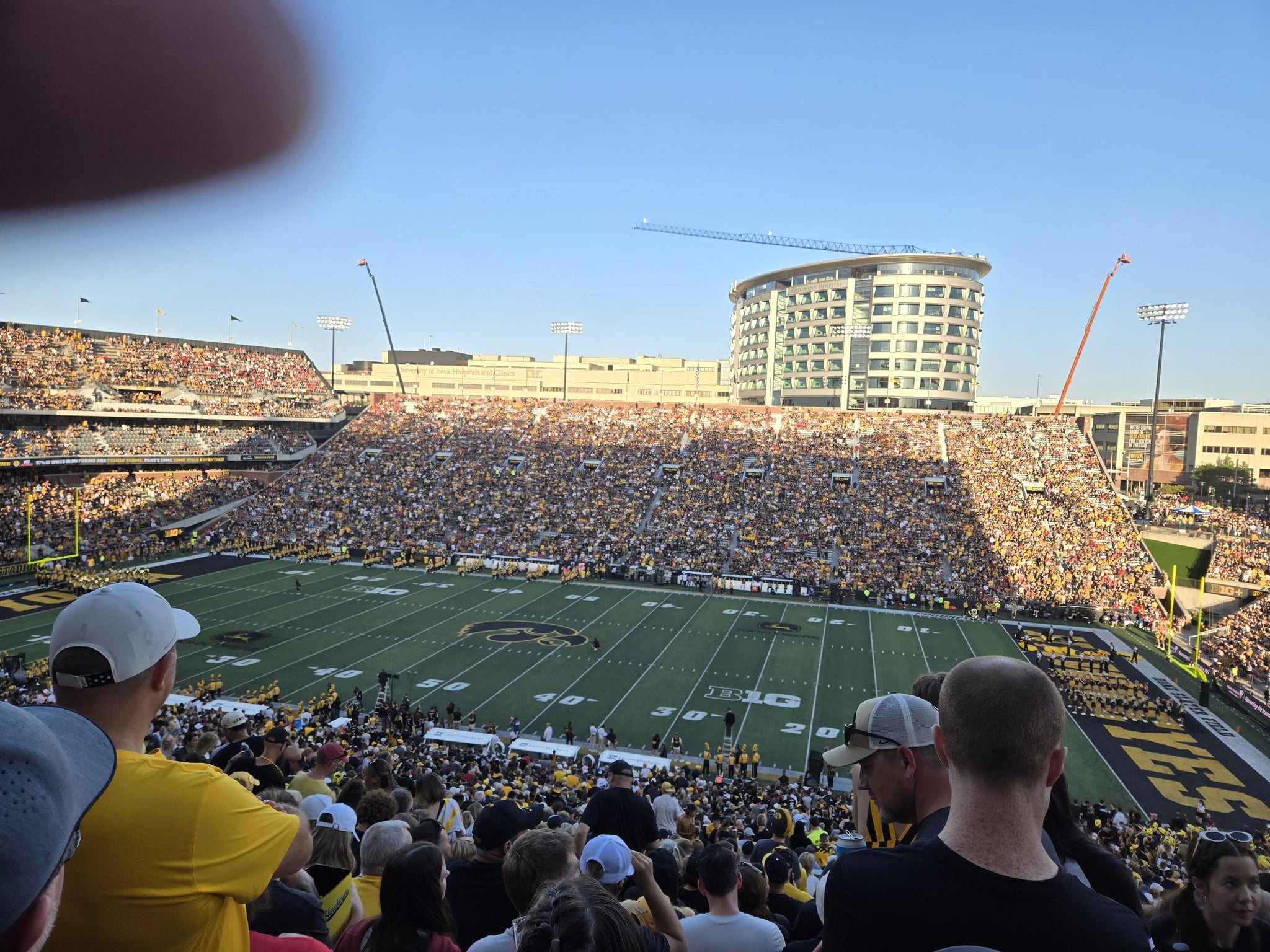 Real Fan View taken from Section 125 at Kinnick Stadium by Nicole W