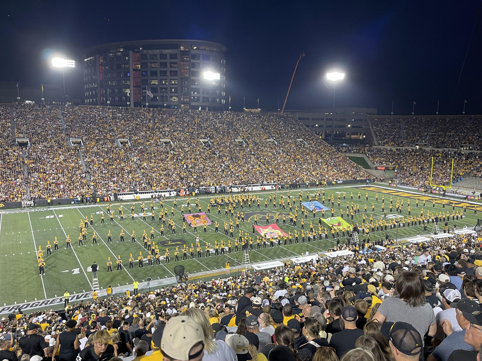 Real Fan View taken from Section 130 at Kinnick Stadium by Alexander C