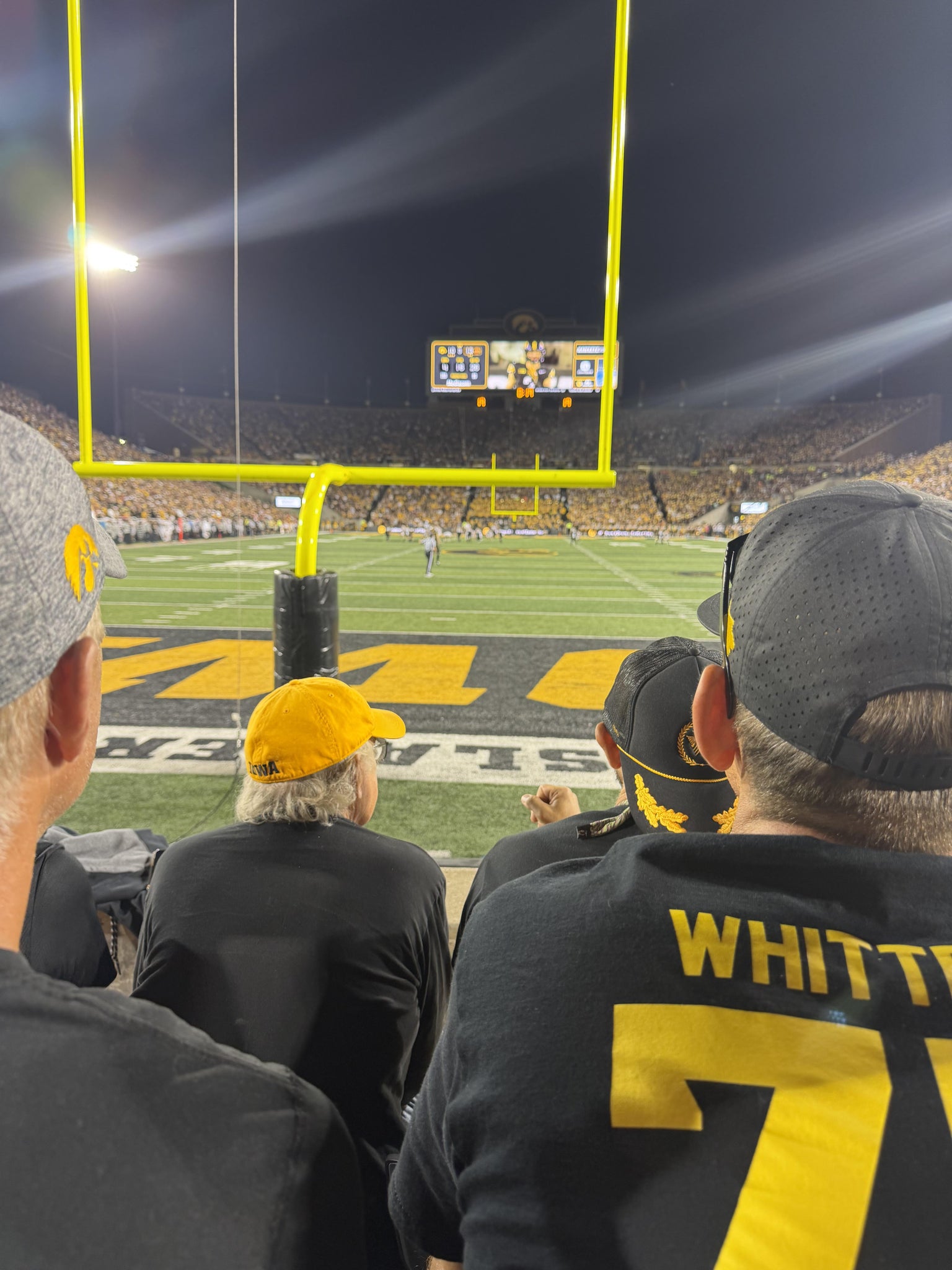 Real Fan View taken from Section 136 at Kinnick Stadium by Angel M