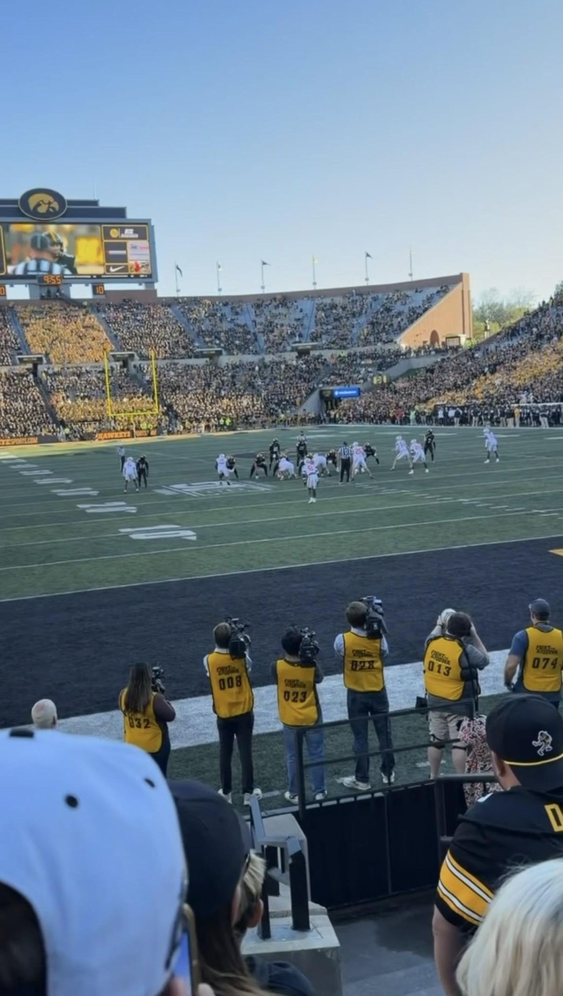 Real Fan View taken from Section 138 at Kinnick Stadium by Jaxon P