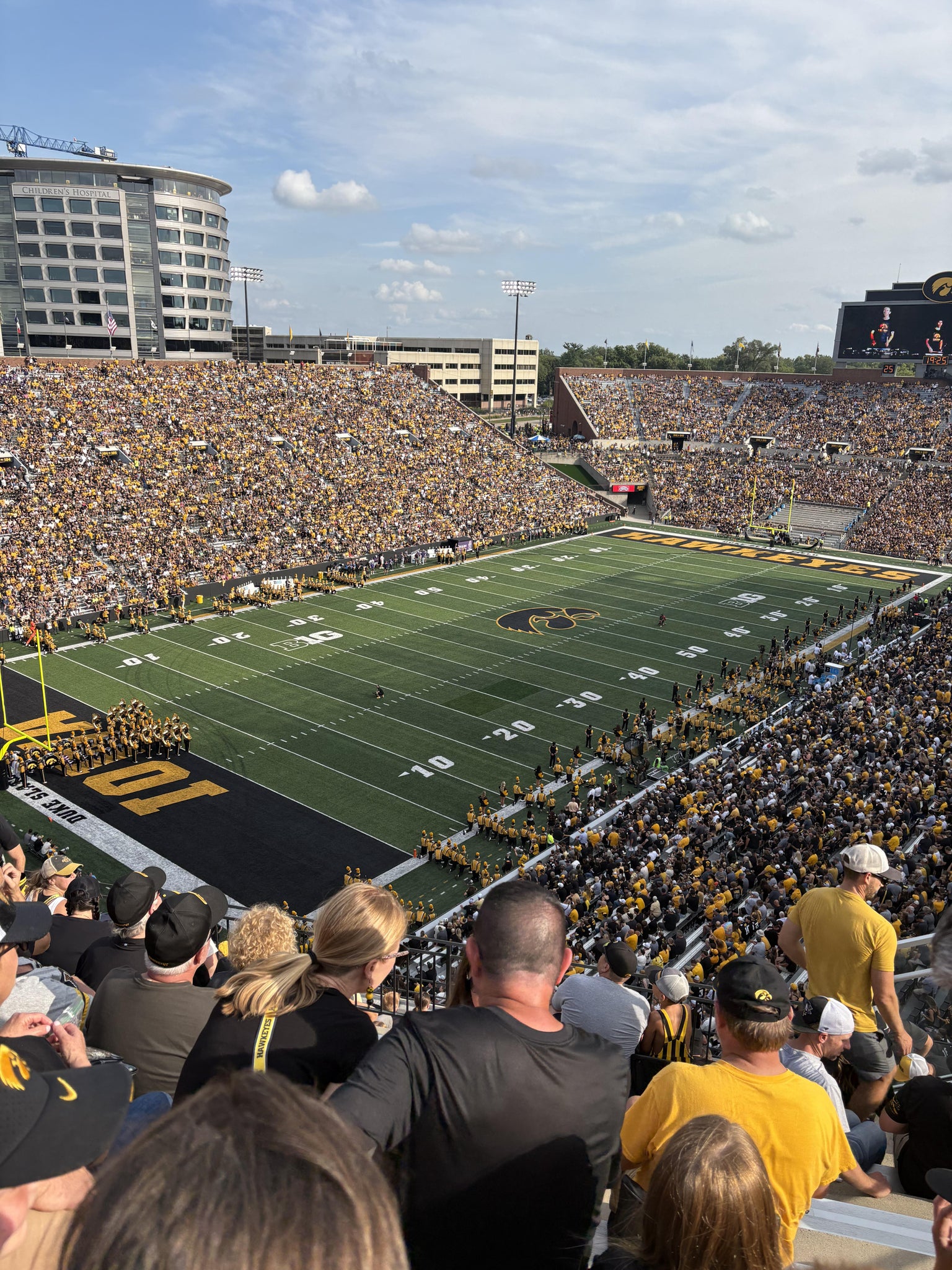 Real Fan View taken from Section 332 at Kinnick Stadium by Matthew W