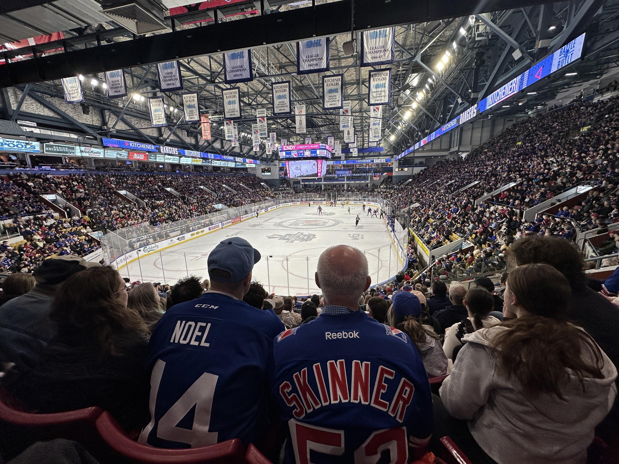 Real Fan View taken from Section 3 at Kitchener Memorial Auditorium Complex by Mia S