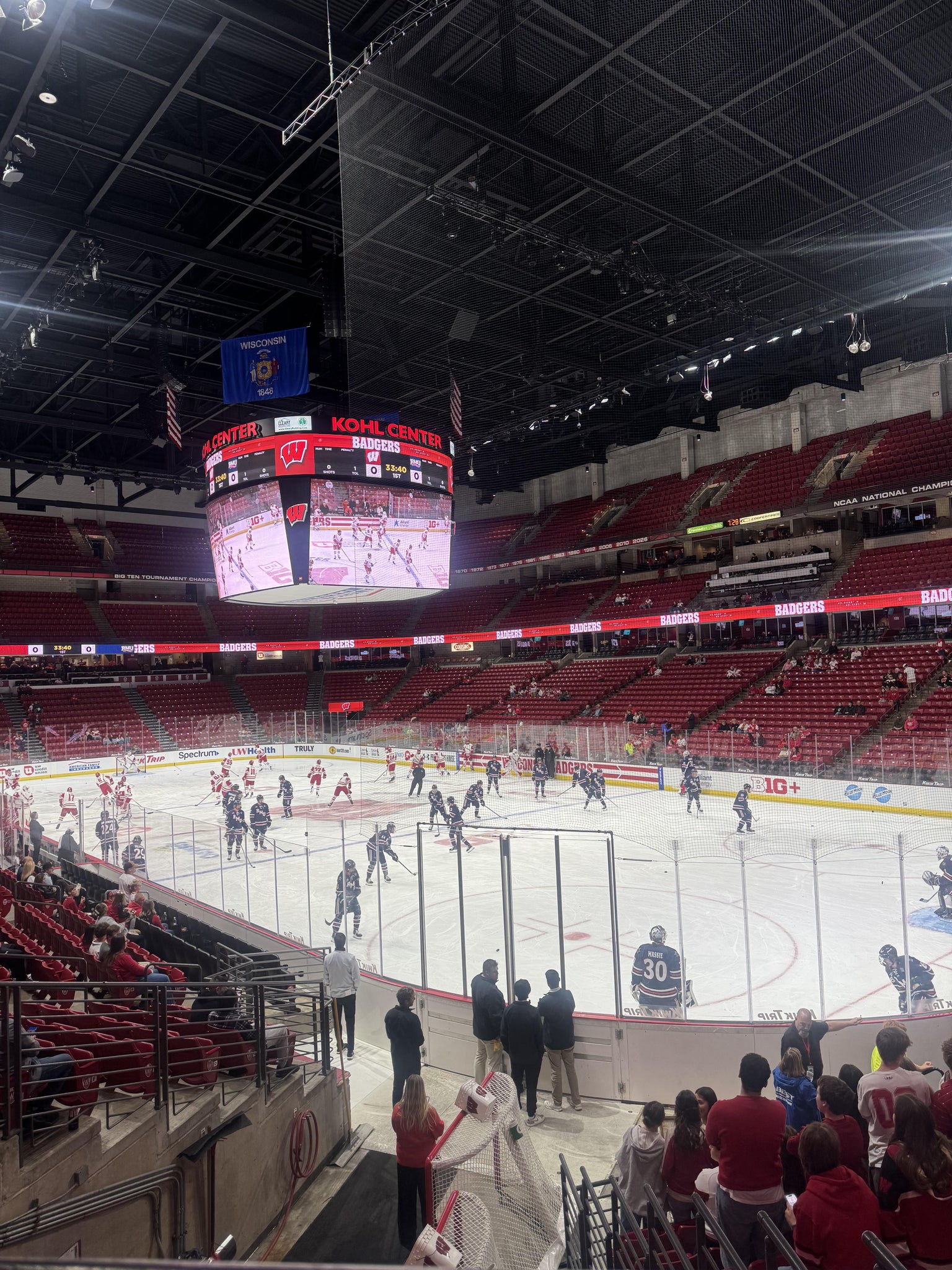 Real Fan View taken from Section 118 at Kohl Center by Austin J