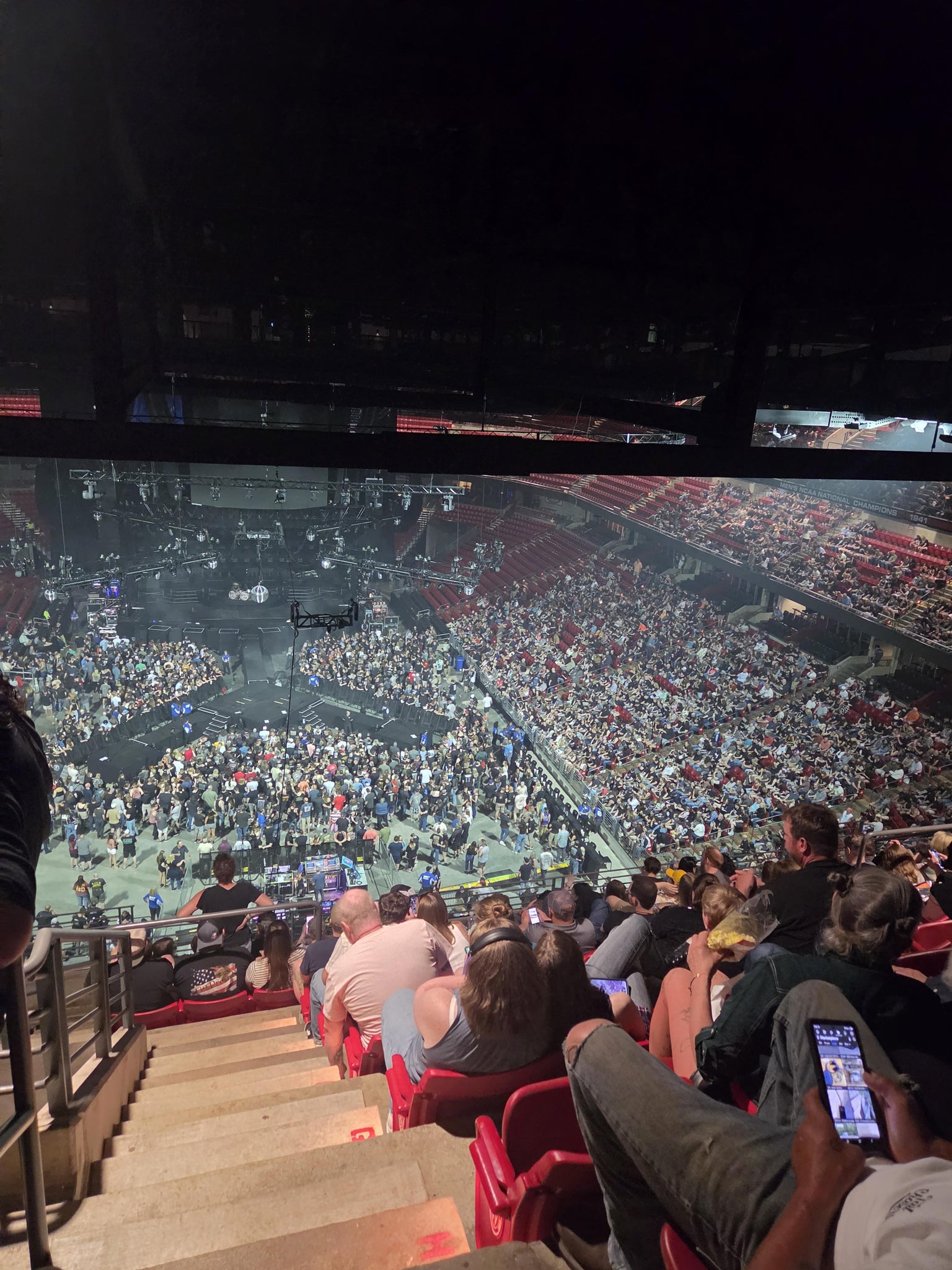 Real Fan View taken from Section 301 at Kohl Center by Joseph S