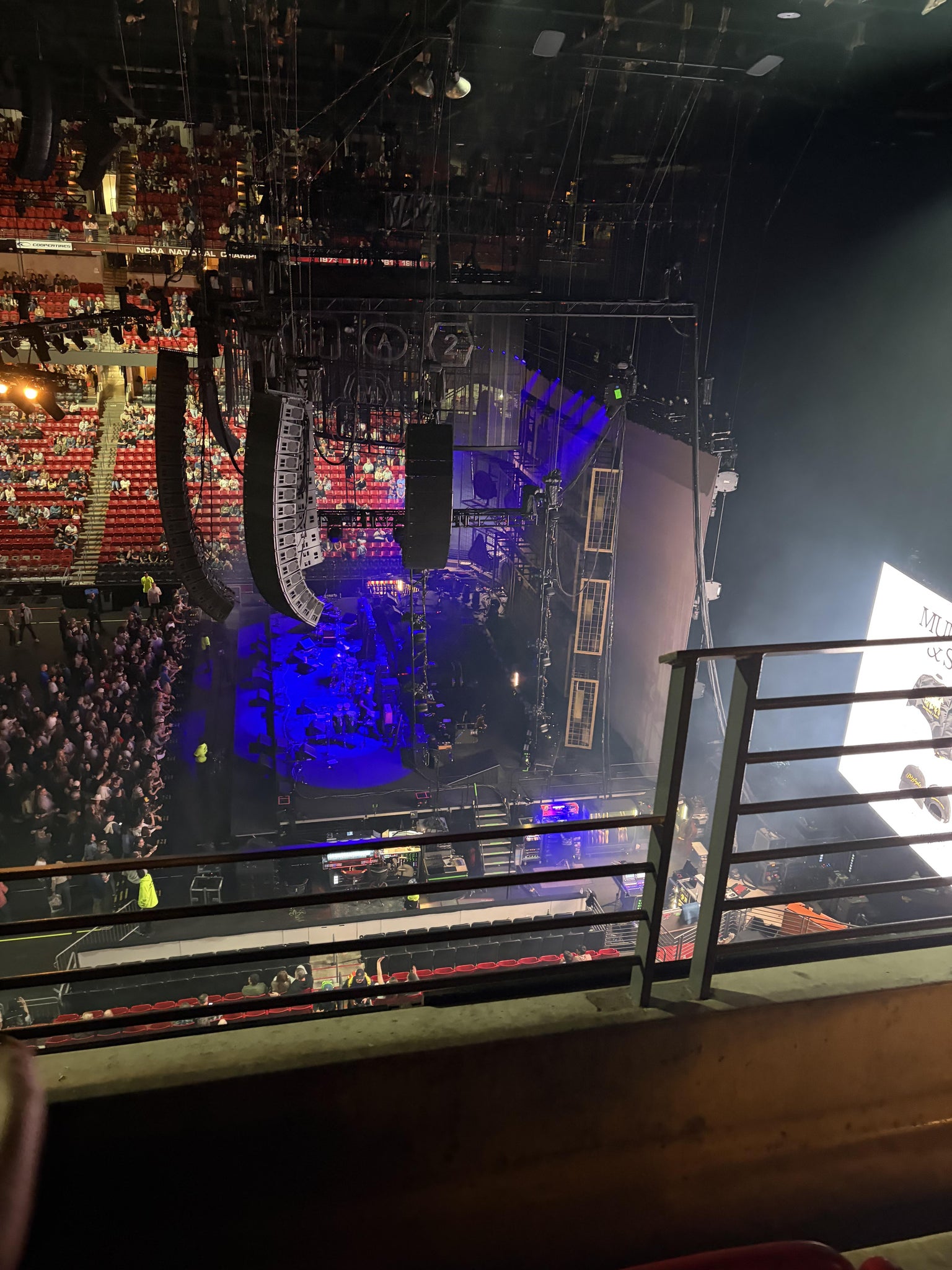 Real Fan View taken from Section 321 at Kohl Center by Christopher N