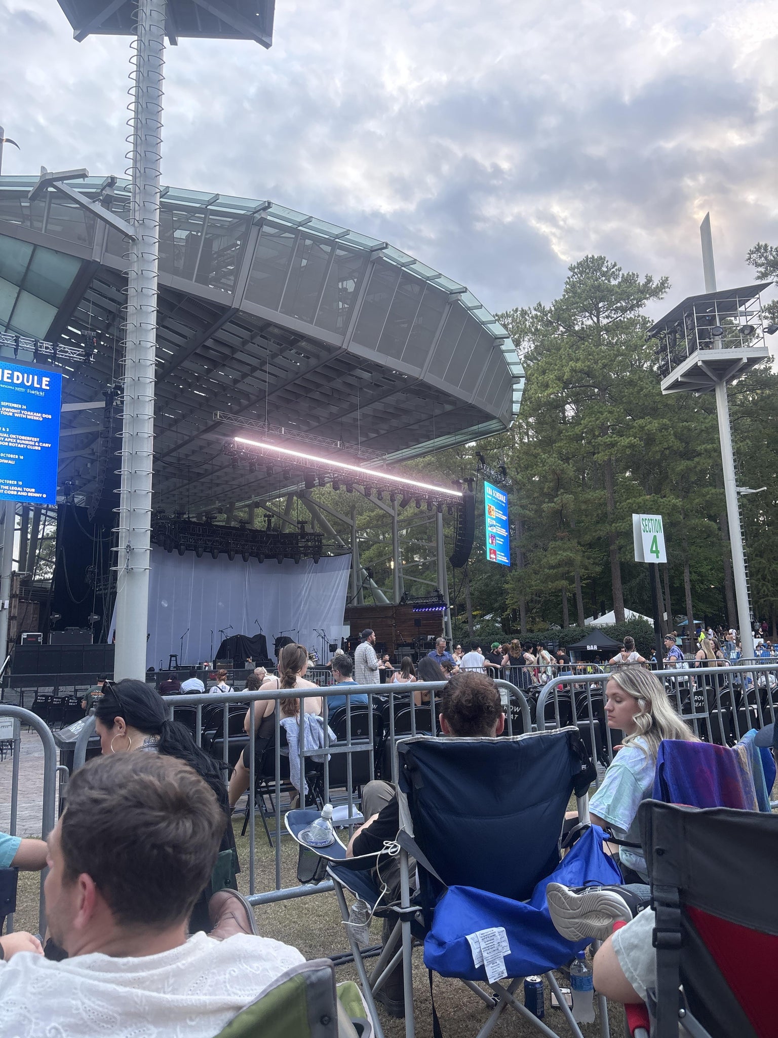 Real Fan View taken from GA Lawn at Koka Booth Amphitheatre by Savannah K