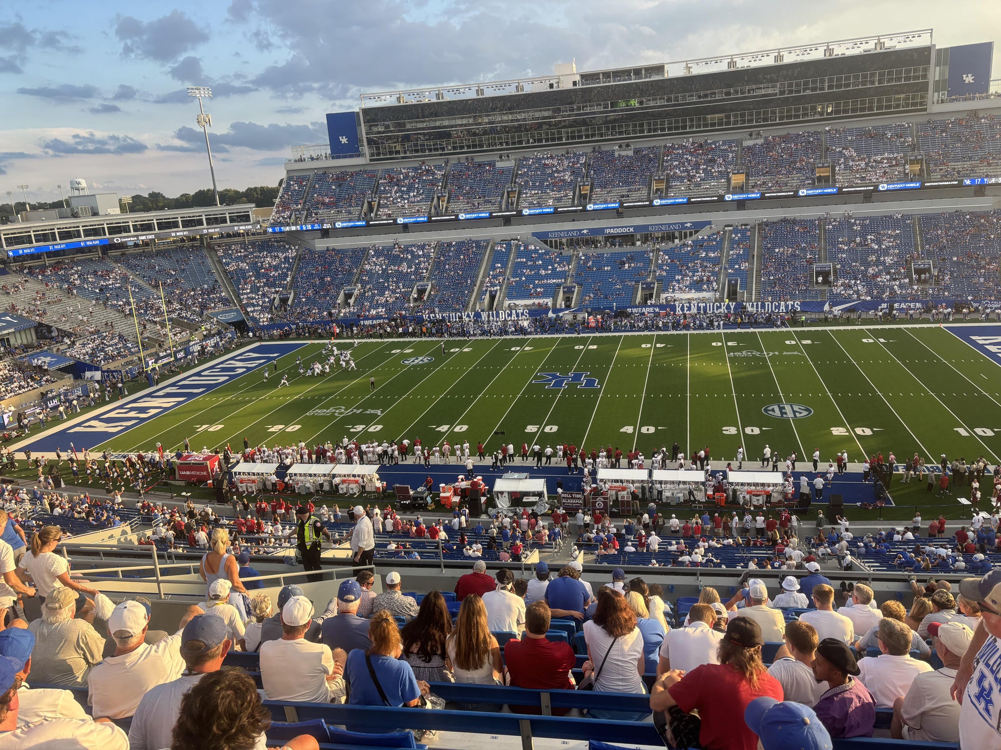Real Fan View taken from Section 207 at Kroger Field by Michael R