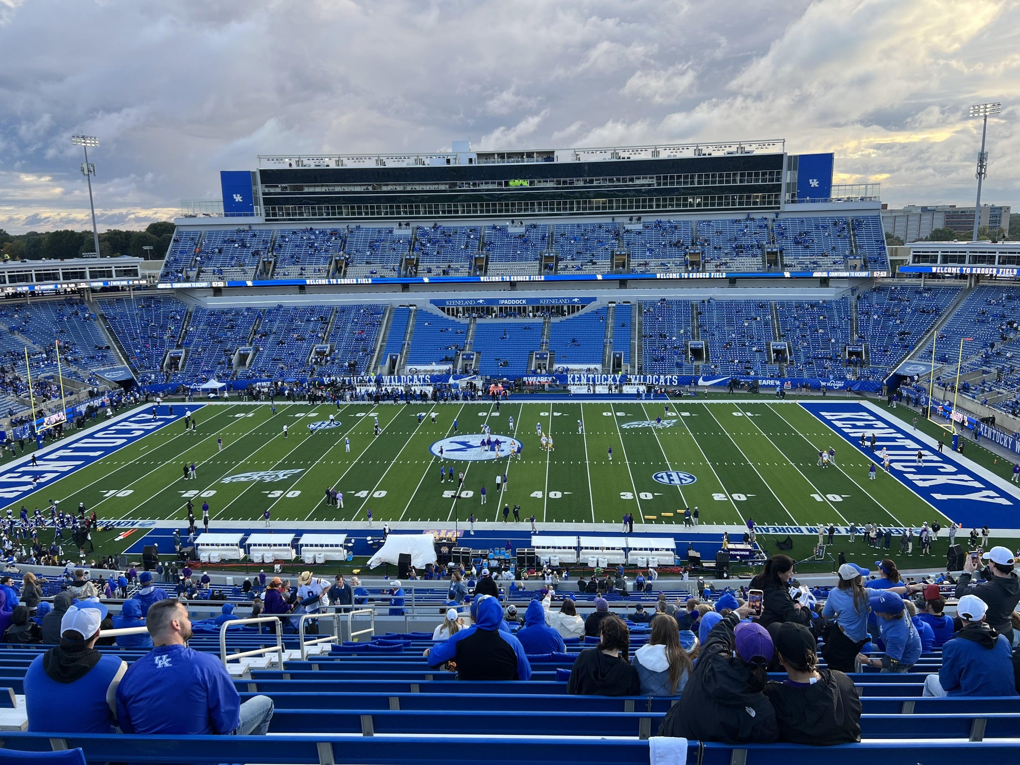 Real Fan View taken from Section 207 at Kroger Field by John D