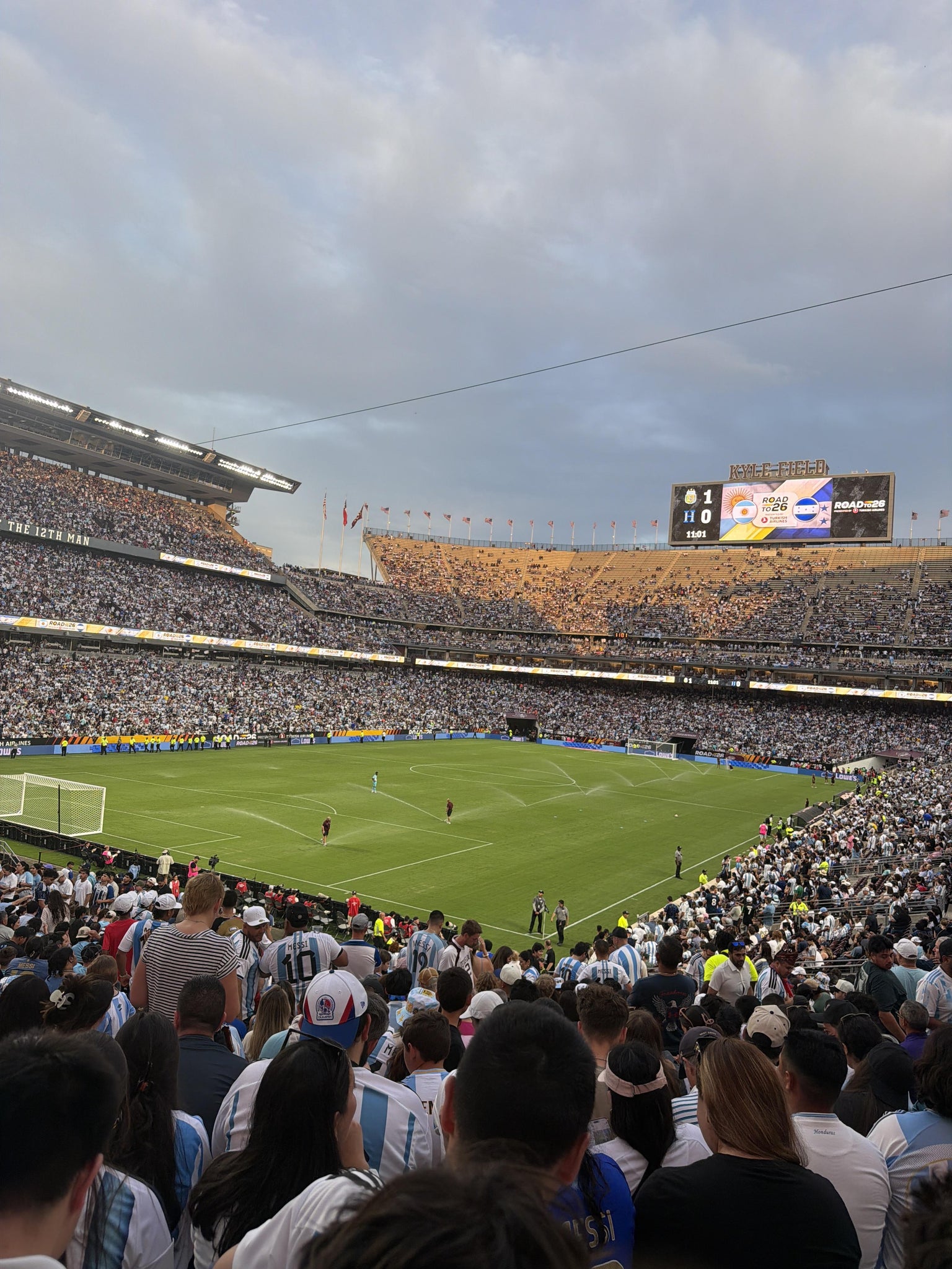 Real Fan View taken from Section 114 at Kyle Field by Jose B