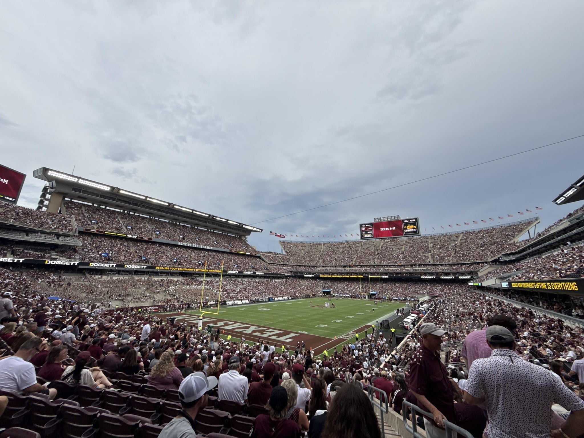 Real Fan View taken from Section 115 at Kyle Field by Alexander S