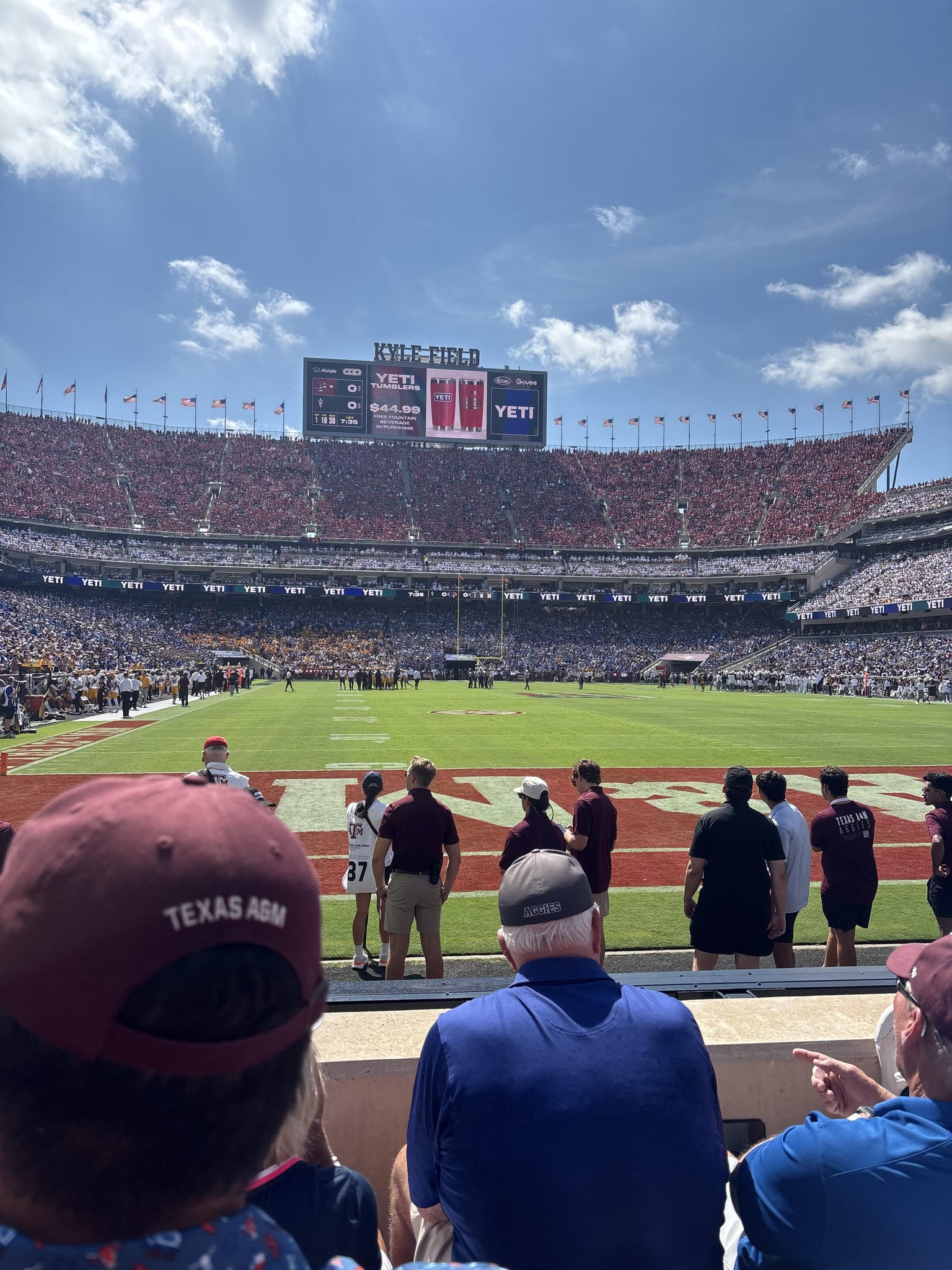 Real Fan View taken from Section 118 at Kyle Field by Cody B