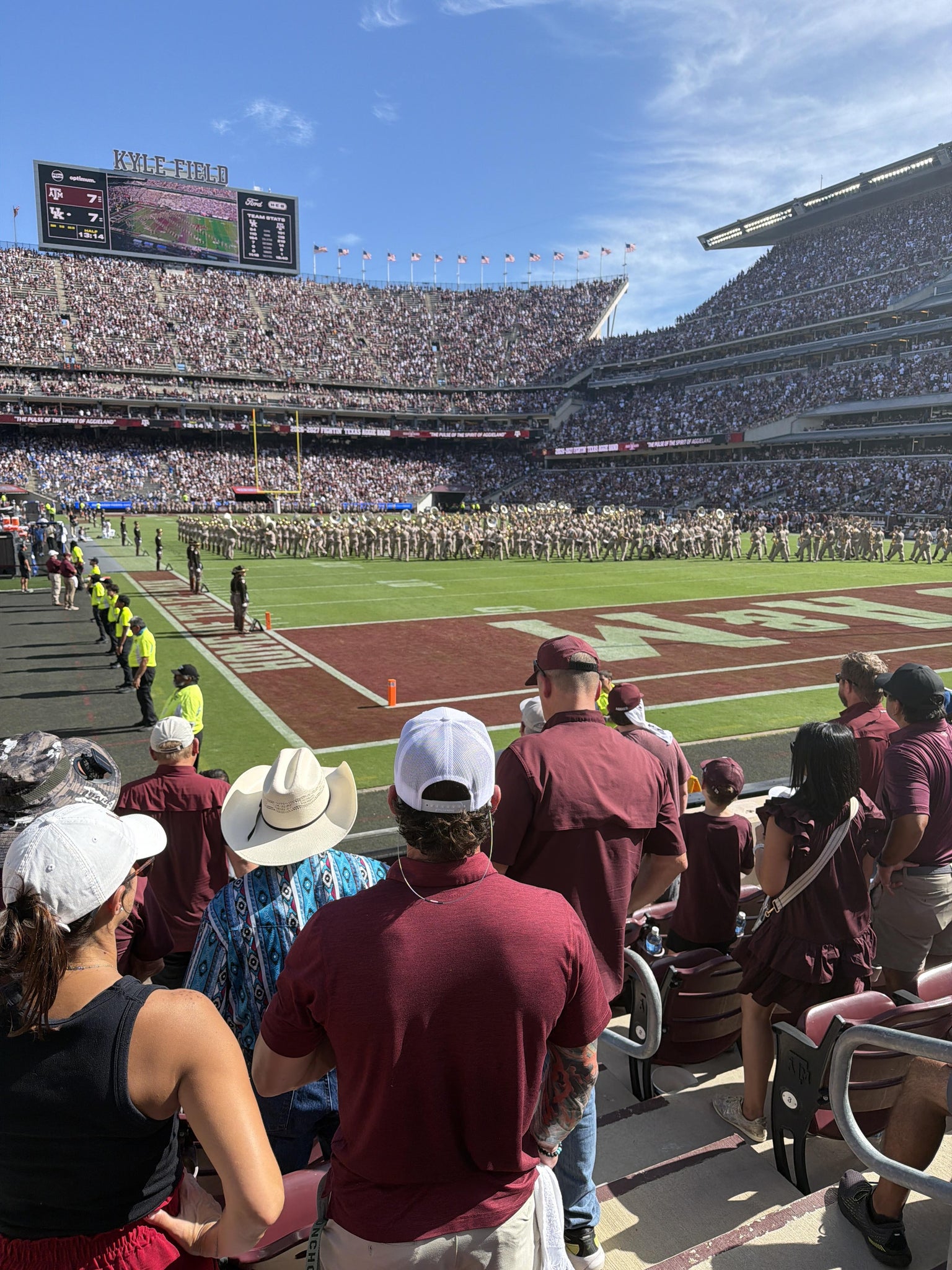Real Fan View taken from Section 119 at Kyle Field by Cristian J