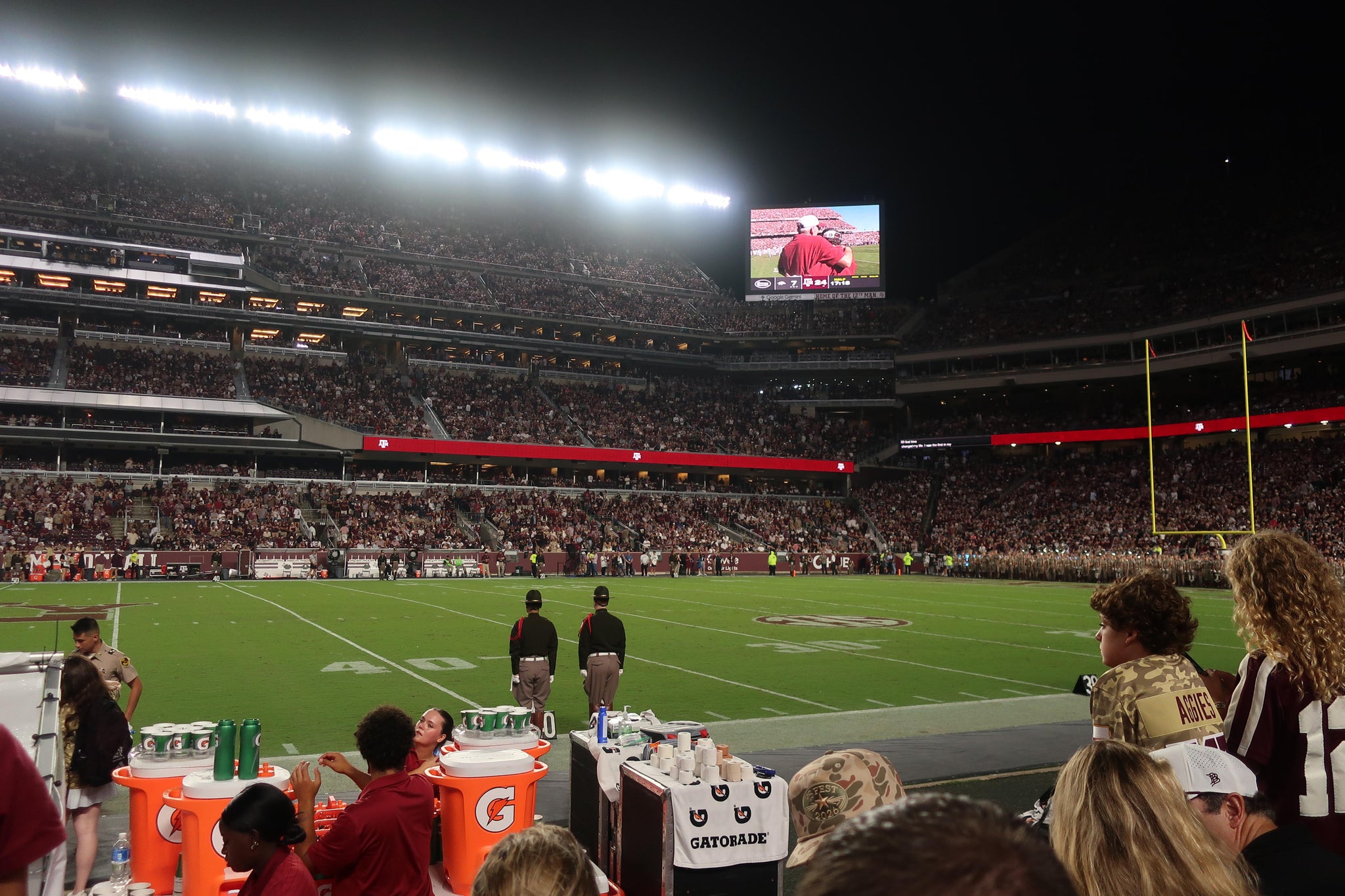 Real Fan View taken from Section 125 at Kyle Field by Gabi T