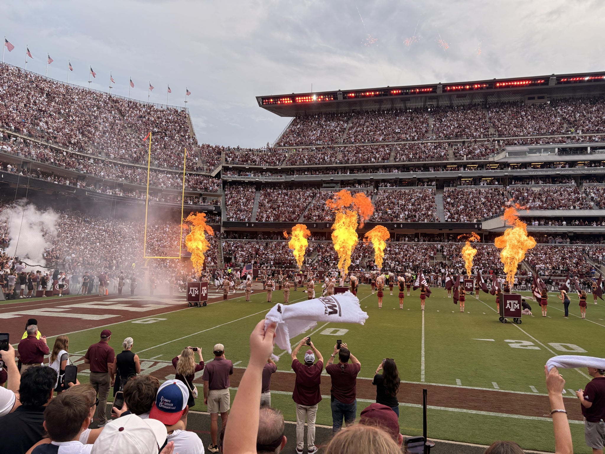 Real Fan View taken from Section 127 at Kyle Field by Wanhe L