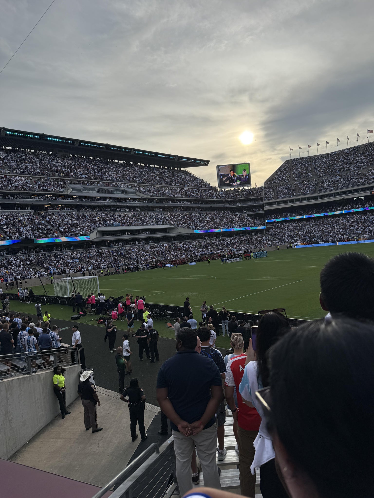 Real Fan View taken from Section 129 at Kyle Field by Angelica V