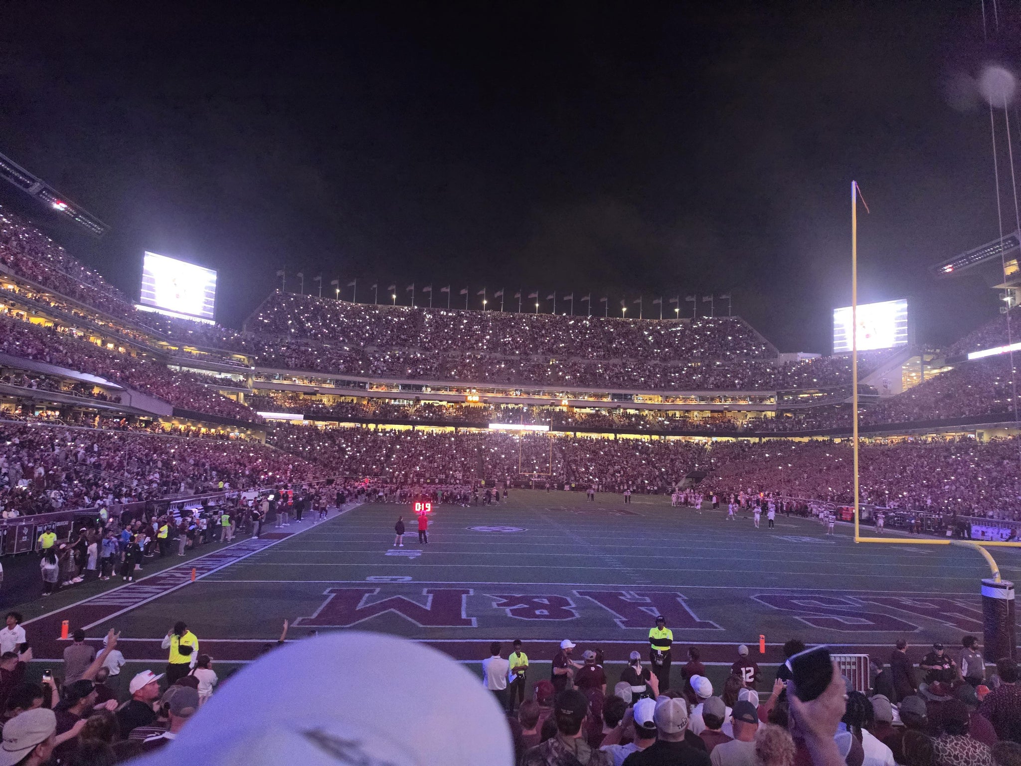 Real Fan View taken from Section 133 at Kyle Field by Anthony A