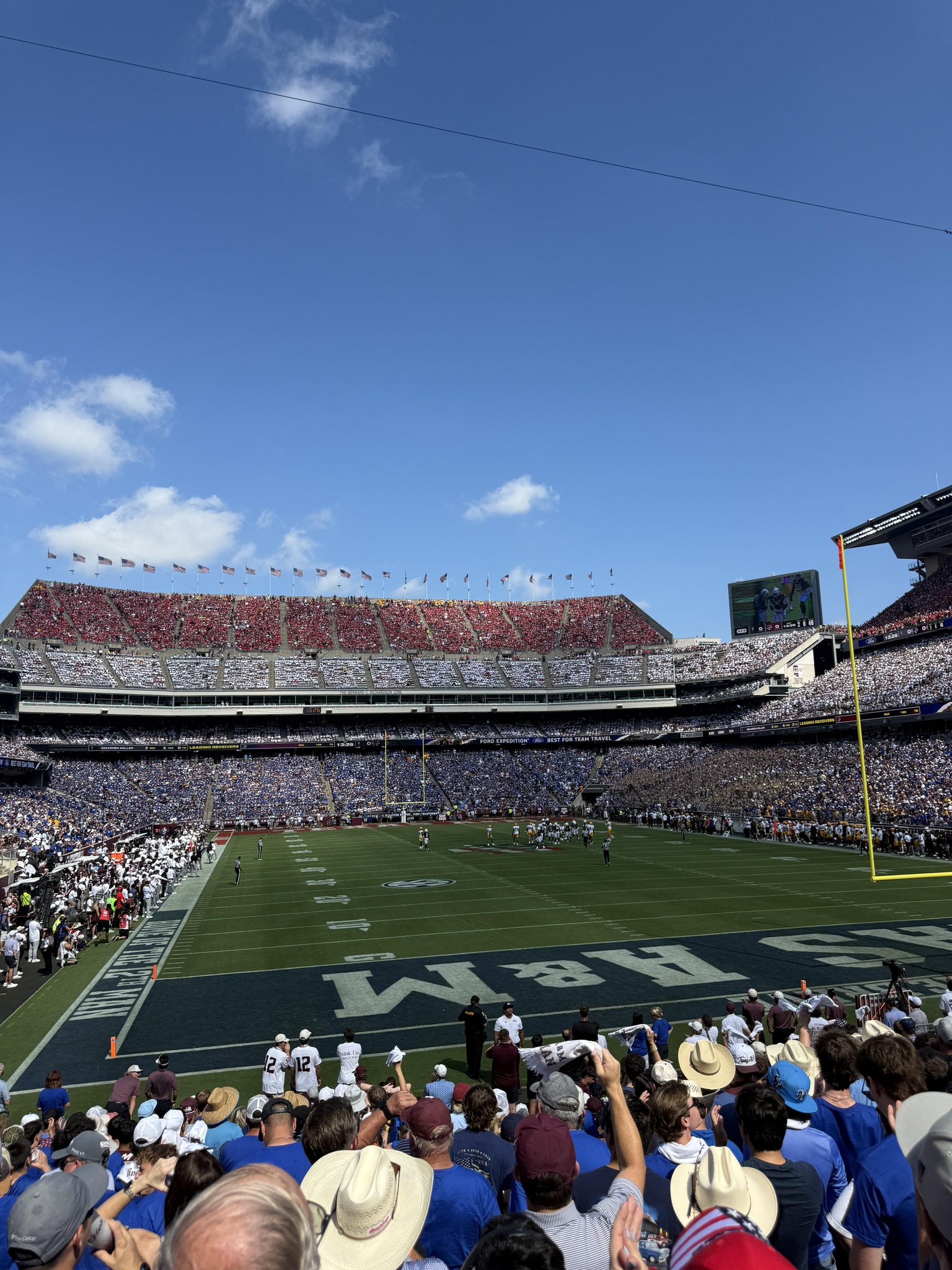 Real Fan View taken from Section 133 at Kyle Field by Marcos S