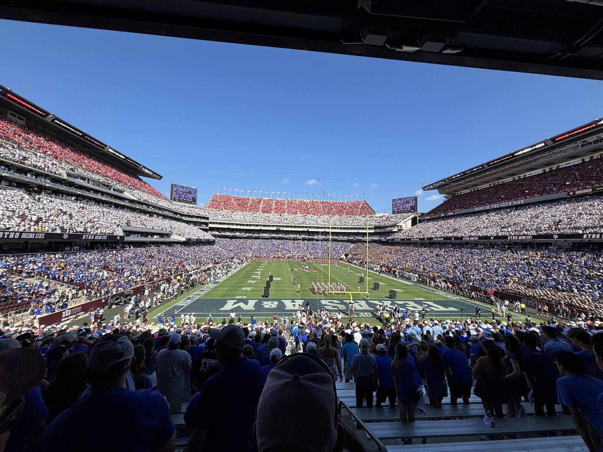 Real Fan View taken from Section 133 at Kyle Field by Chris D