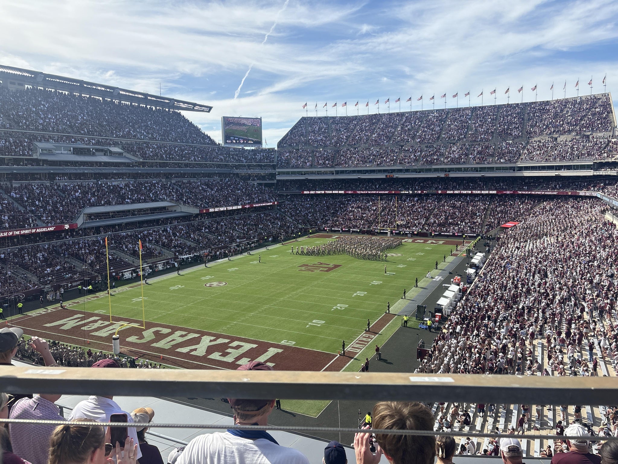 Real Fan View taken from Section 242 at Kyle Field by Adonis G