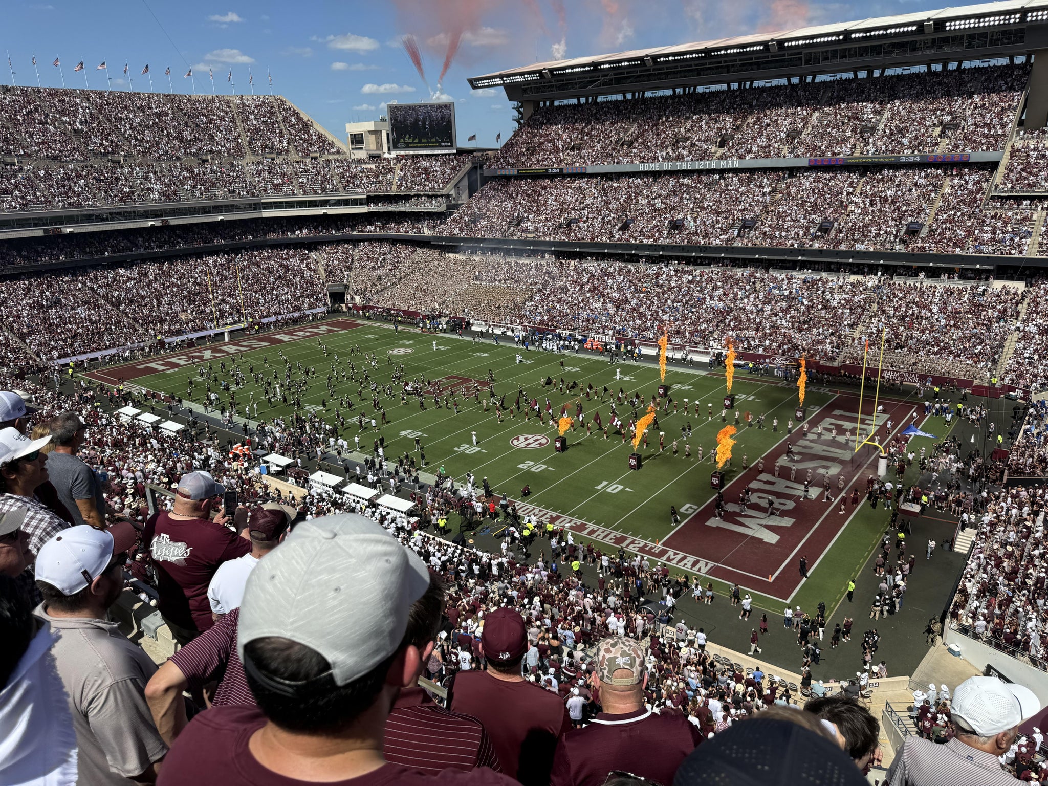 Real Fan View taken from Section 301 at Kyle Field by Anonymous User